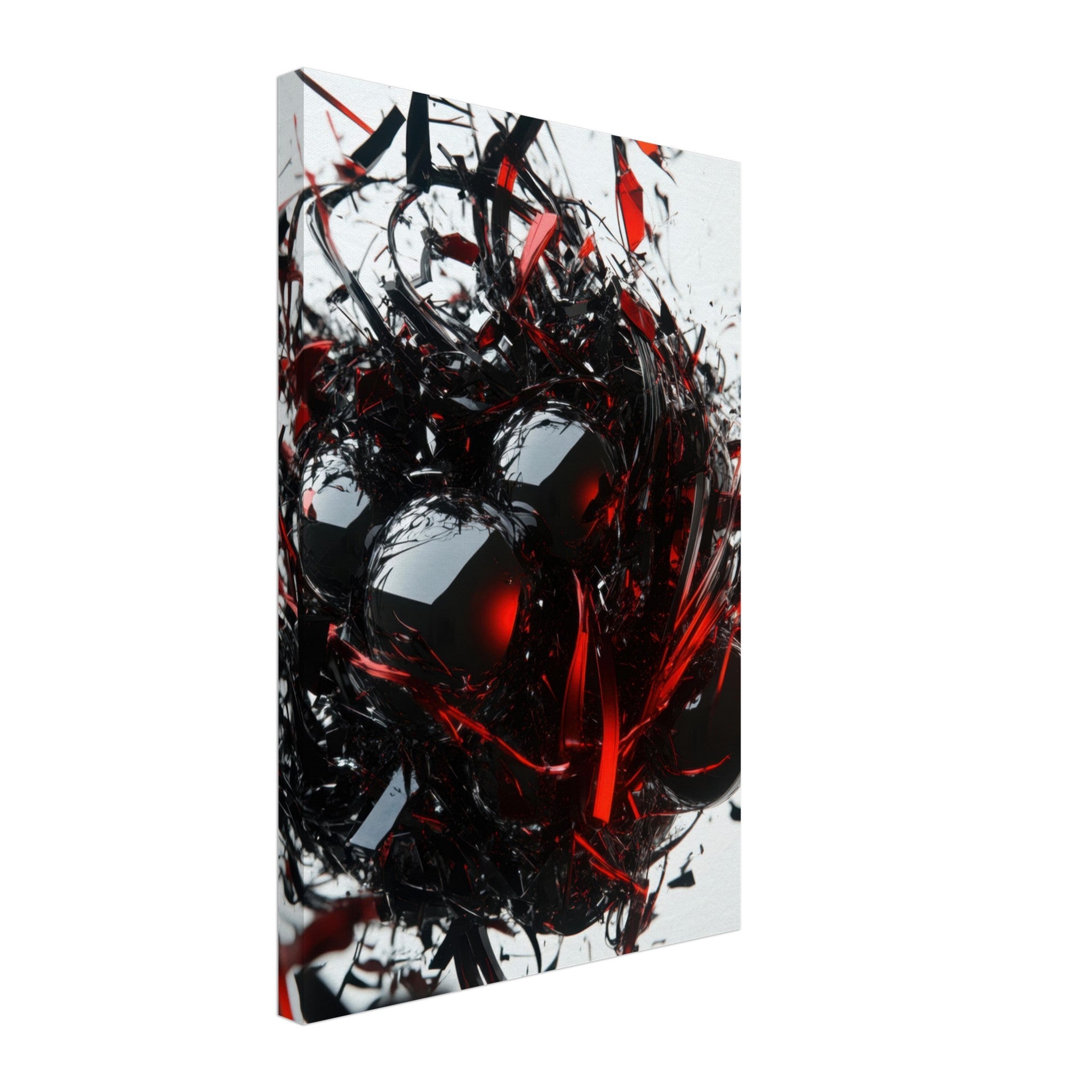 Canvas Portrait - Gravitys Collapse A violent implosion of fragment 4 - Shop Ai Art WebShop - Digital Art online Store