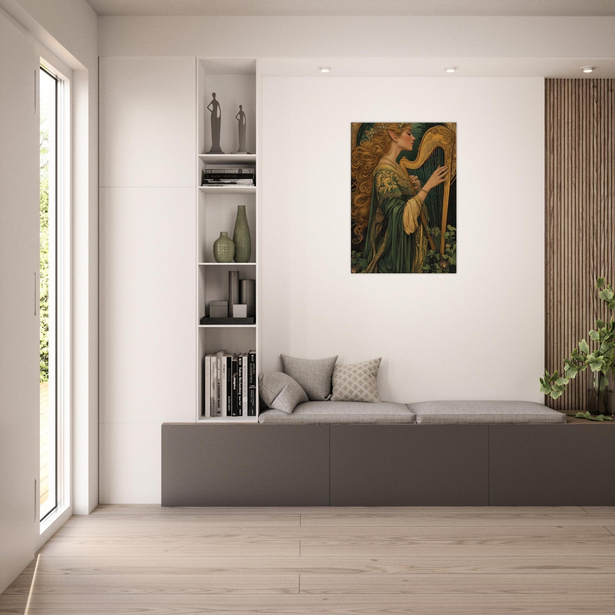 Canvas Portrait - The Enchanted Minstrel of the Fae Court Art You 4 - Shop Ai Art WebShop - Digital Art online Store