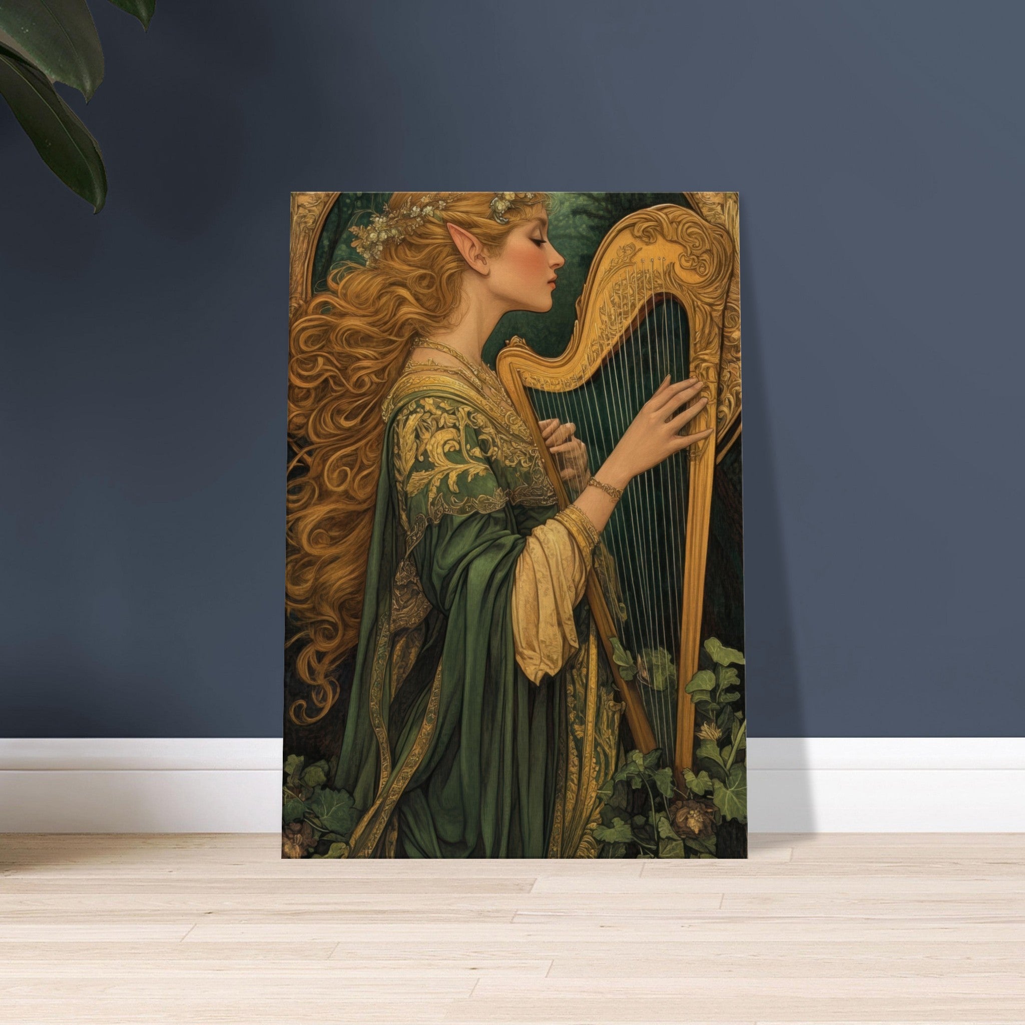 Canvas Portrait - The Enchanted Minstrel of the Fae Court Art You 4 - Shop Ai Art WebShop - Digital Art online Store