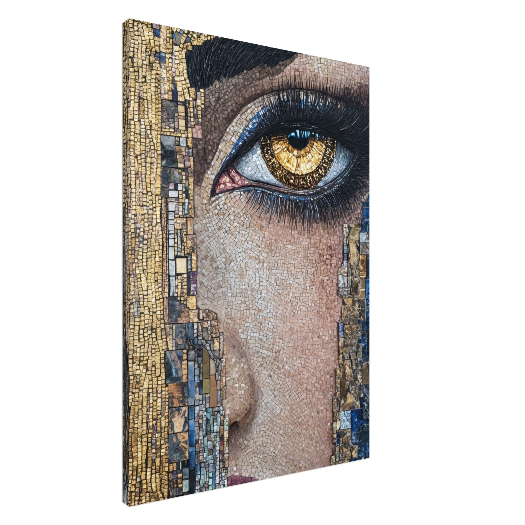 Canvas Portrait - The Oracles Forbidden Prophecy Byzantine Mosaic 6 - Shop Ai Art WebShop - Digital Art online Store