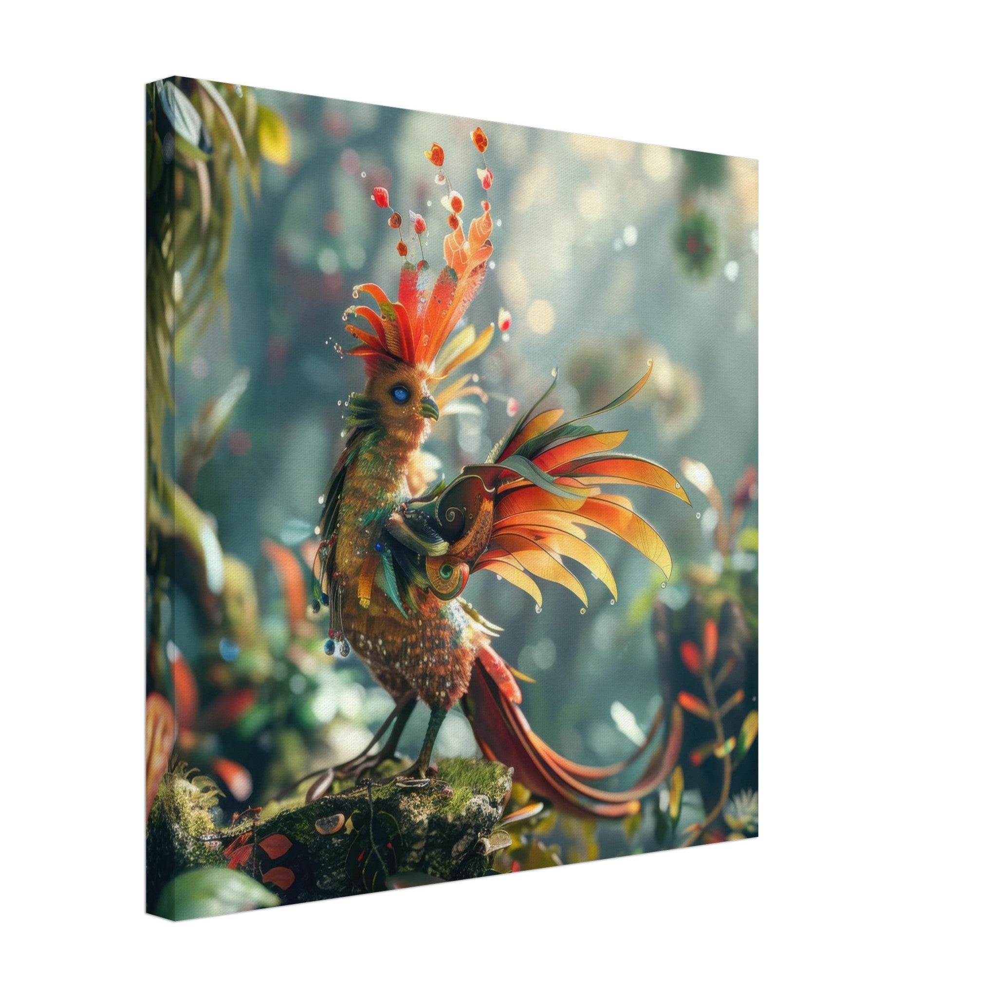 Canvas Square - Amazing fantasy world with fantasy creatures 55m birds 6 - Shop Ai Art WebShop - Digital Art online Store