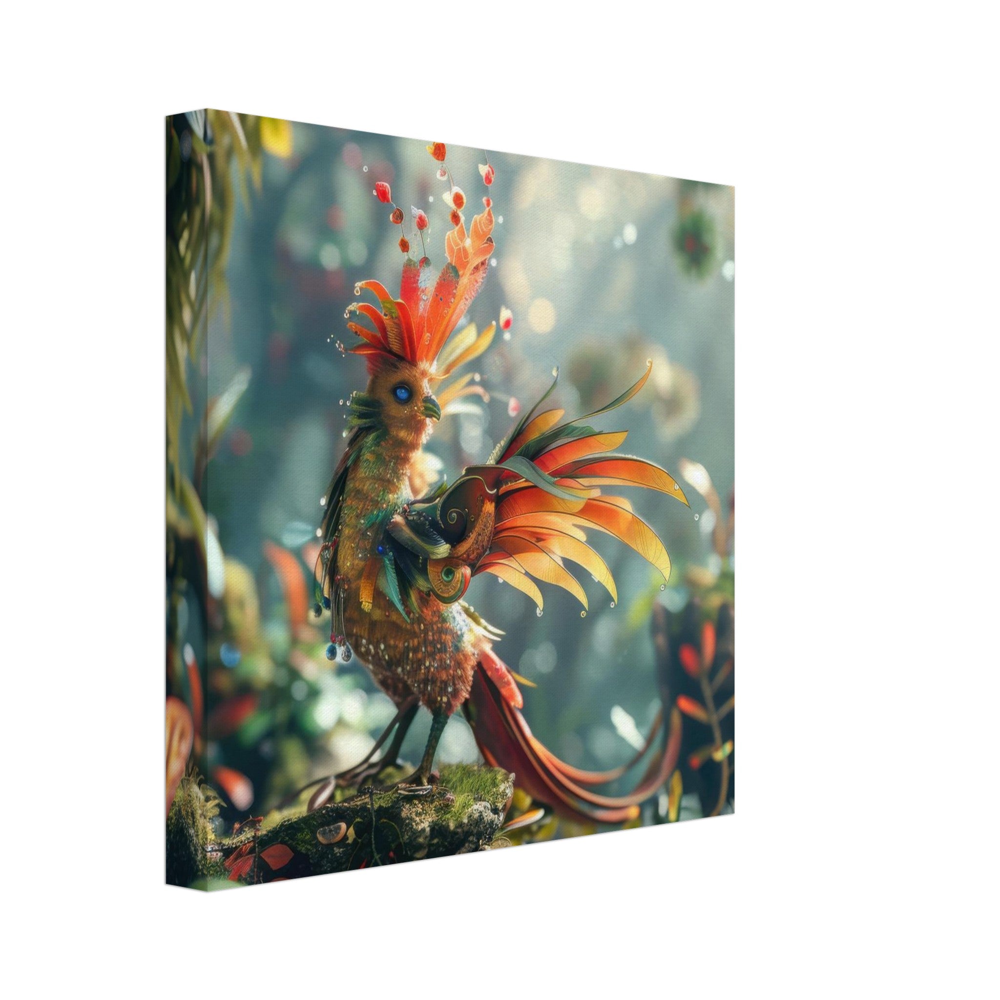 Canvas Square - Amazing fantasy world with fantasy creatures 55m birds 6 - Shop Ai Art WebShop - Digital Art online Store