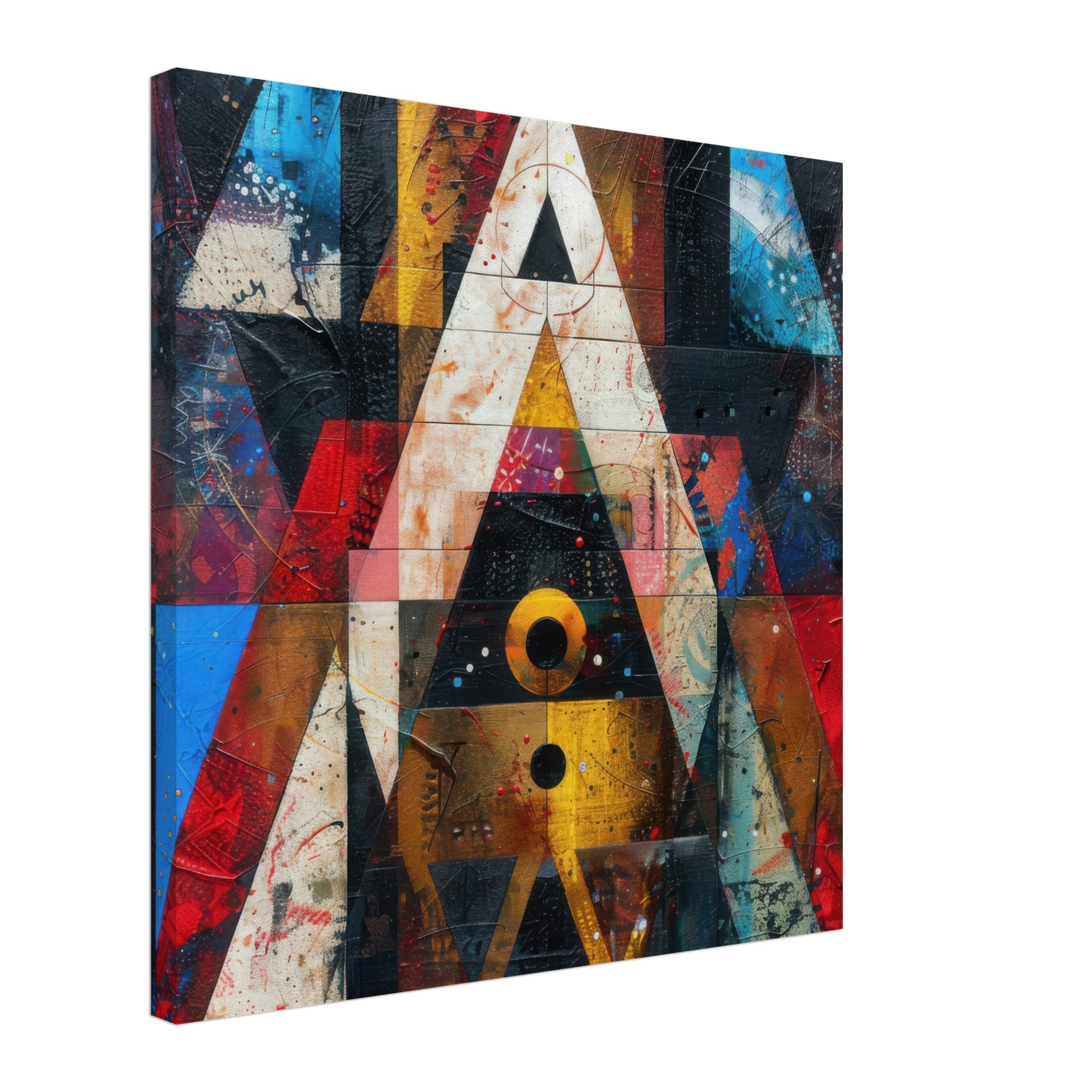 Canvas Square - Free your mind abstract style 2 - Shop Ai Art WebShop - Digital Art online Store