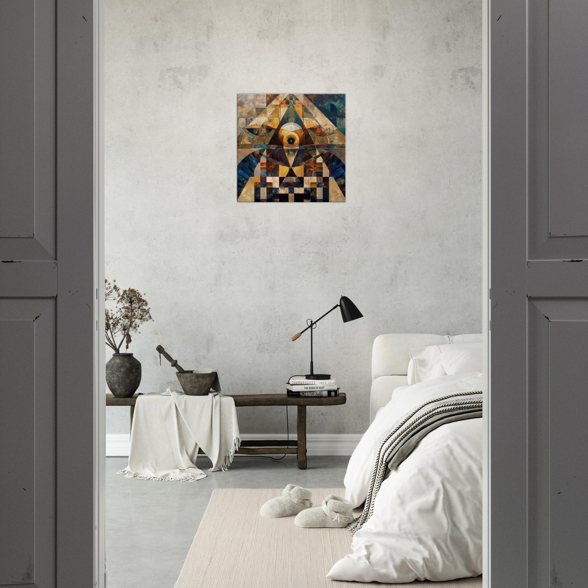 Canvas Square - Free your mind abstract style 4 - Shop Ai Art WebShop - Digital Art online Store