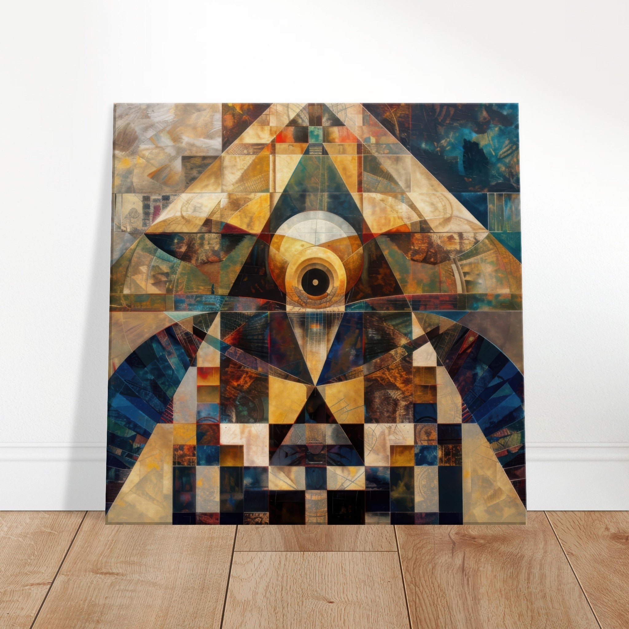 Canvas Square - Free your mind abstract style 4 - Shop Ai Art WebShop - Digital Art online Store
