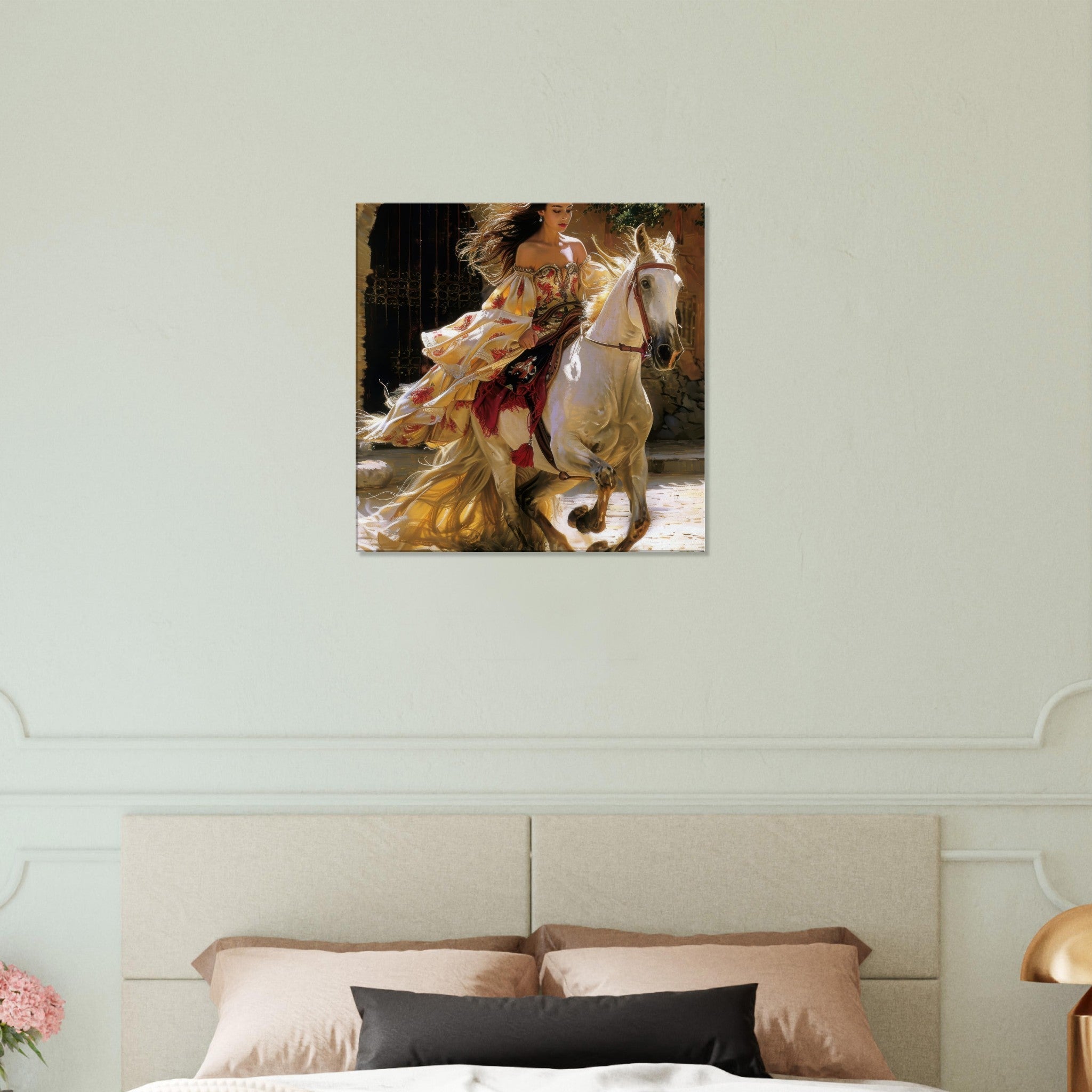 Canvas Square - Romanticism art style culture of Spain 1 - Shop Ai Art WebShop - Digital Art online Store