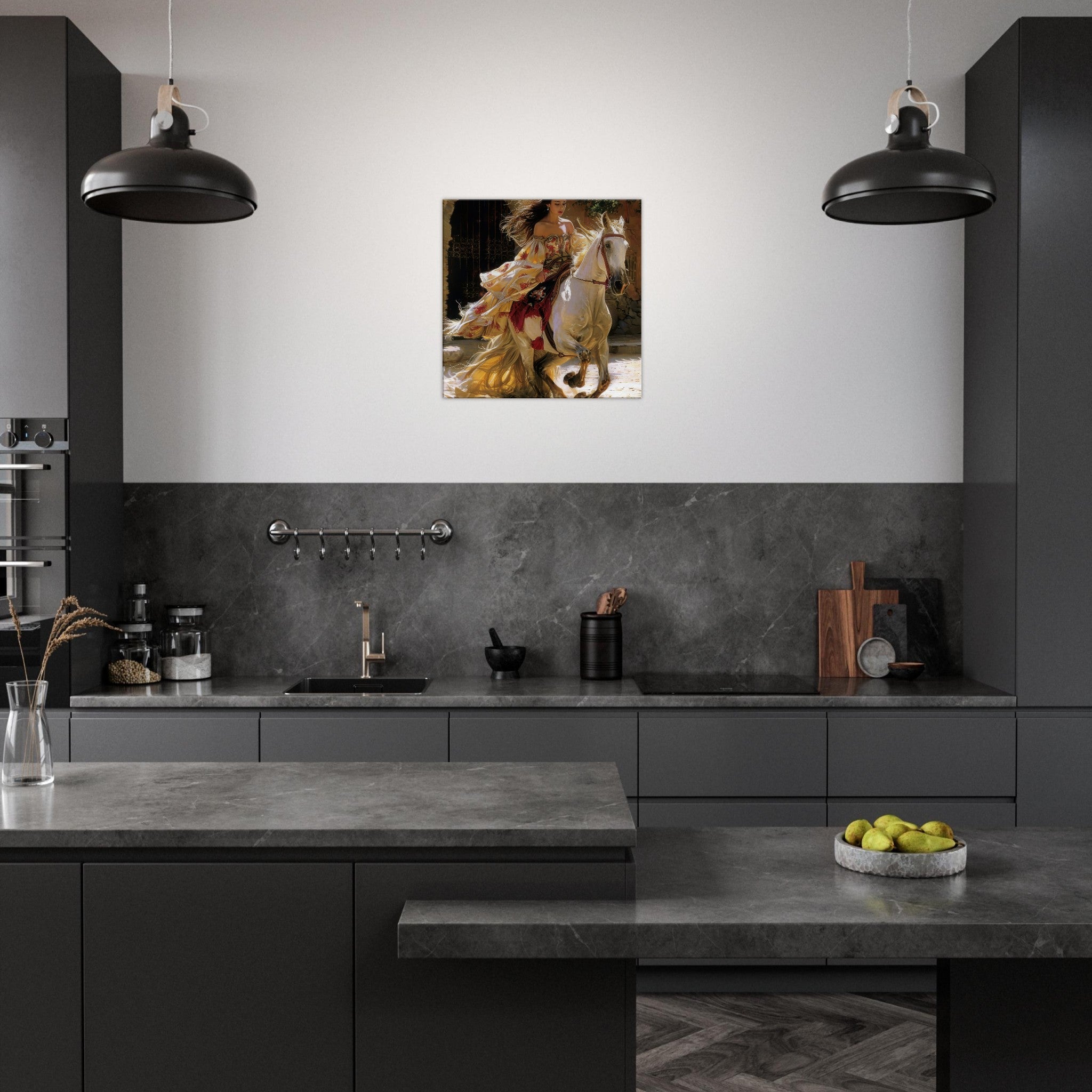 Canvas Square - Romanticism art style culture of Spain 1 - Shop Ai Art WebShop - Digital Art online Store