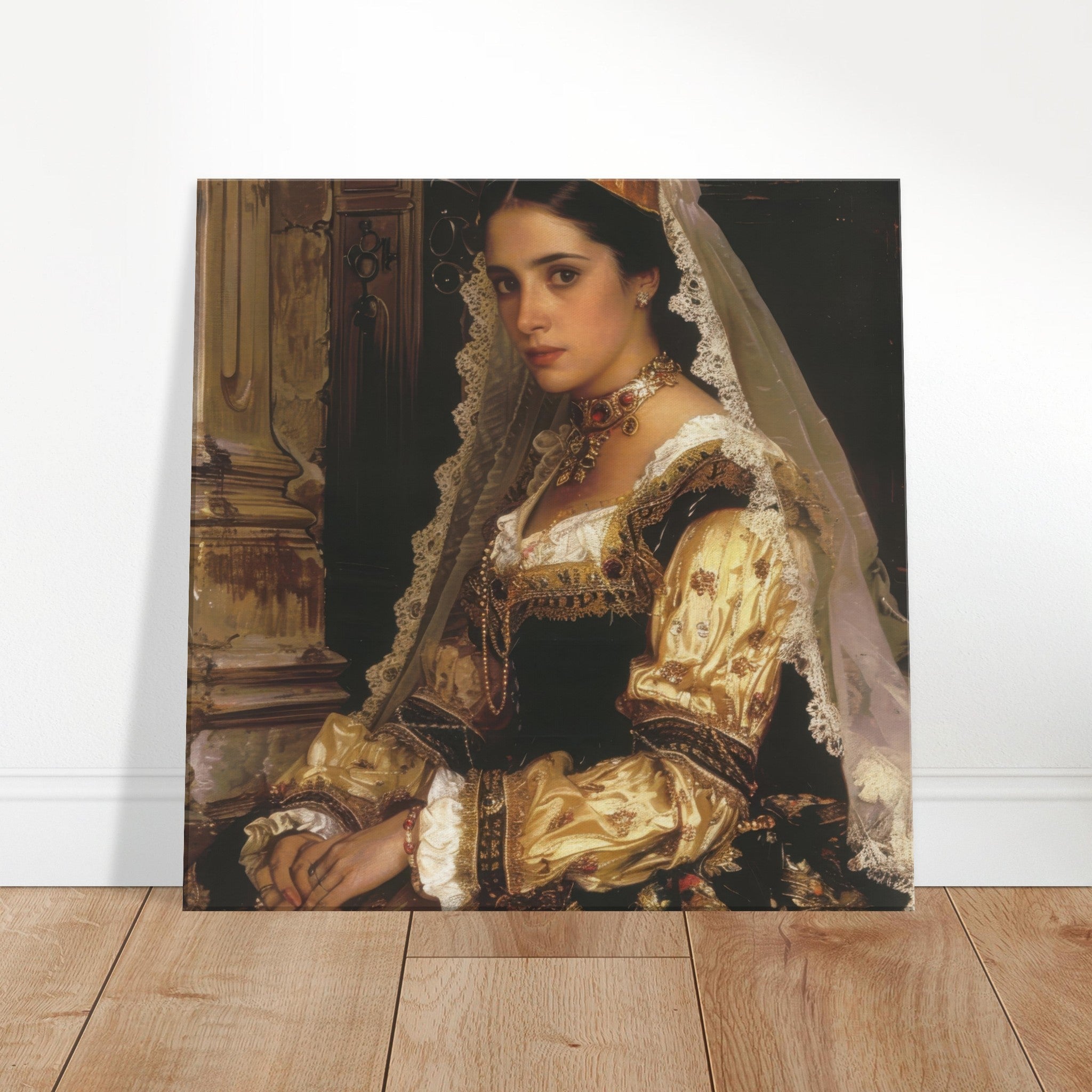 Canvas Square - Romanticism art style culture of Spain 2 - Shop Ai Art WebShop - Digital Art online Store