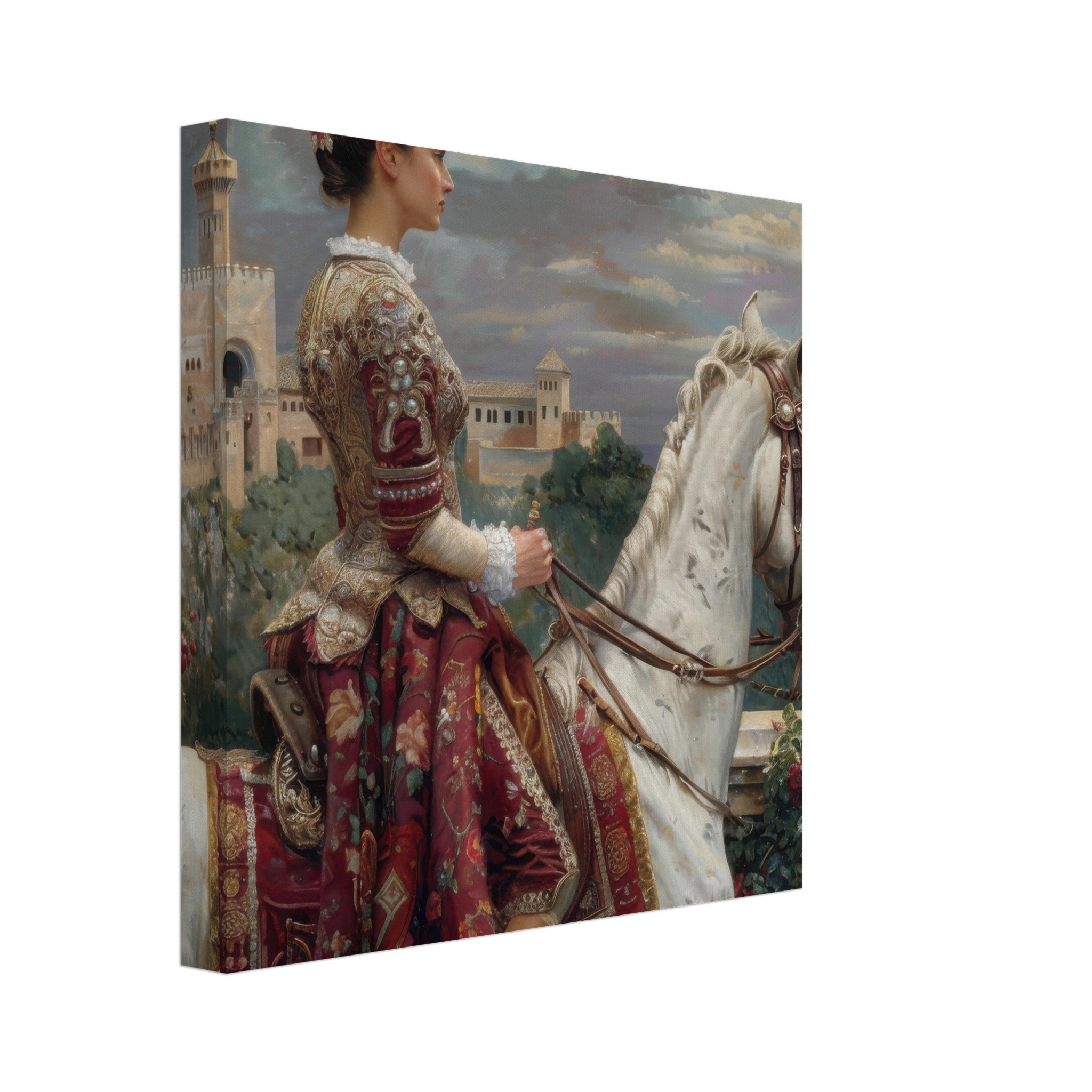 Canvas Square - Romanticism art style culture of Spain 4 - Shop Ai Art WebShop - Digital Art online Store