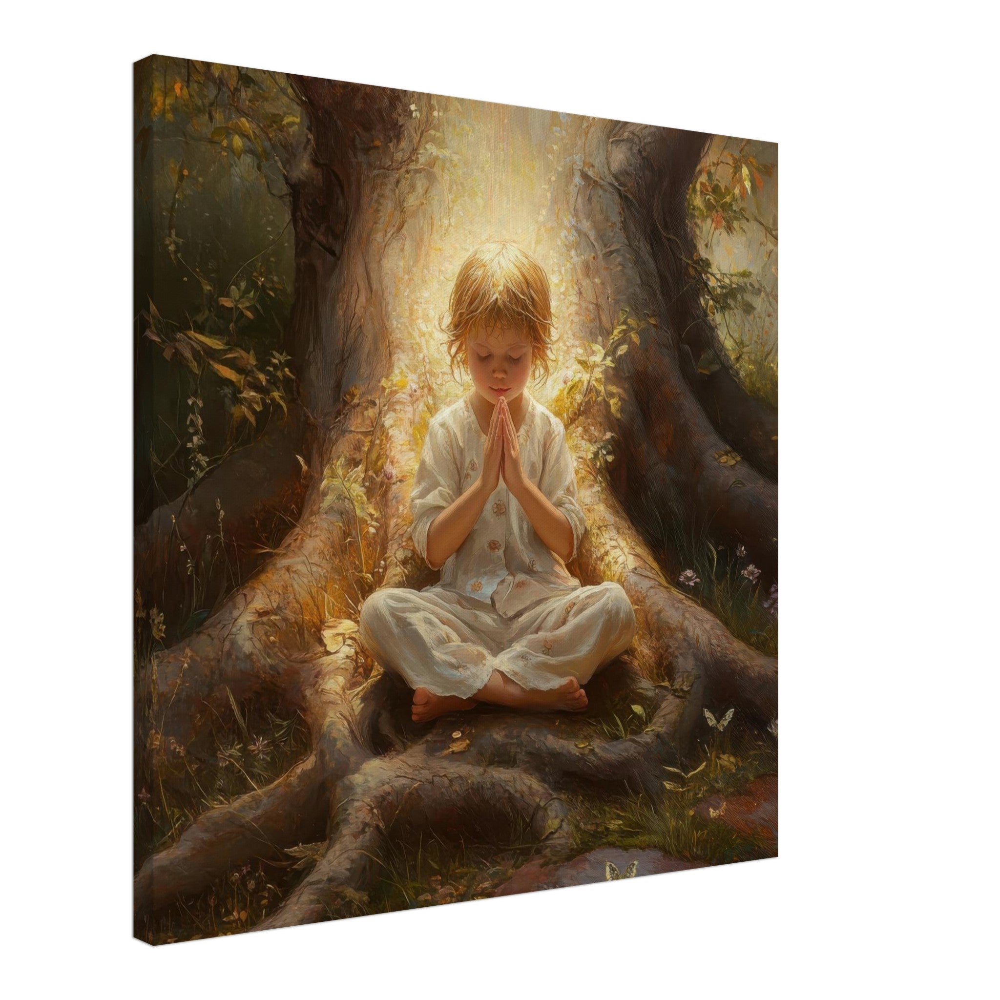 Canvas Square - Spiritual Development in Childhood 4 - Shop Ai Art WebShop - Digital Art online Store