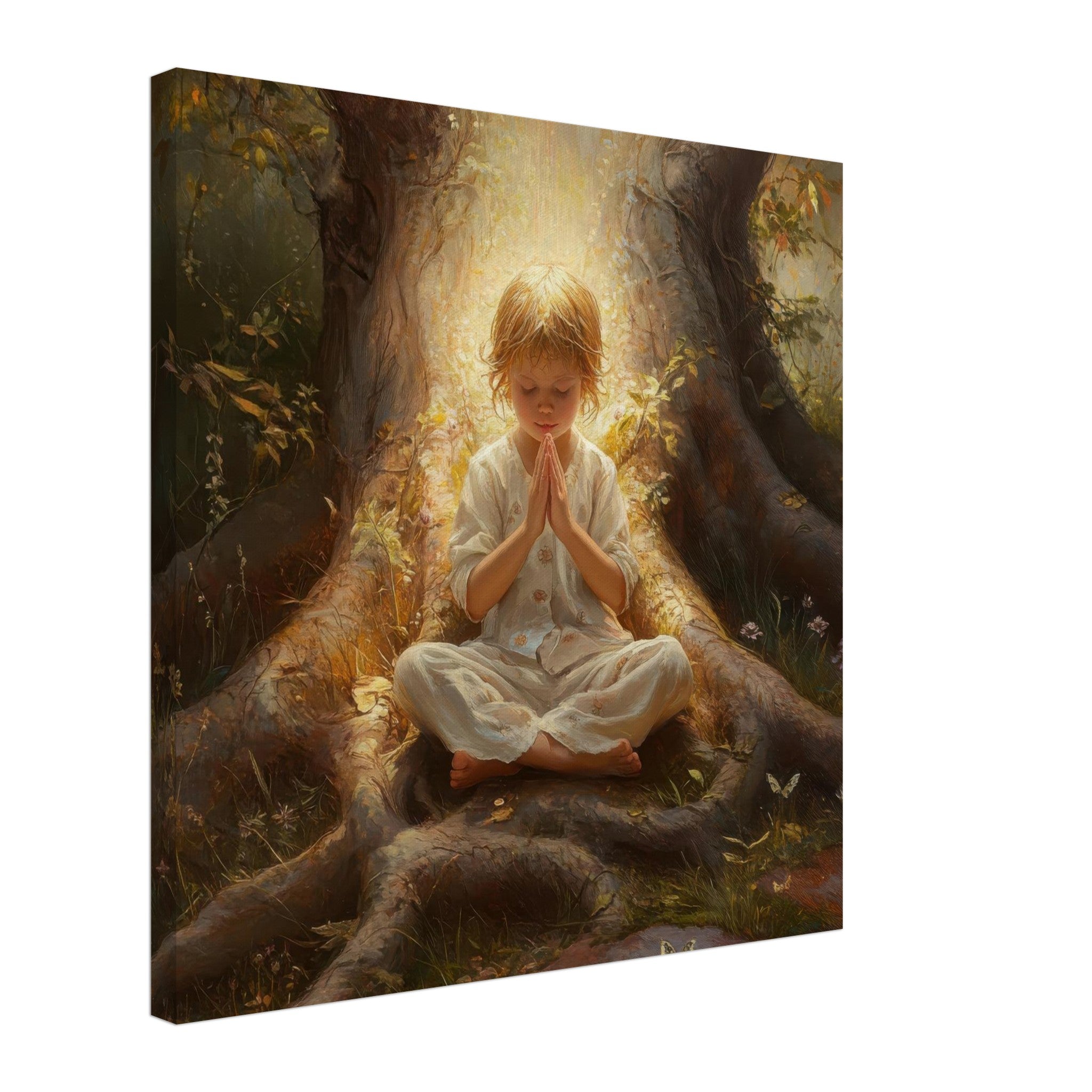 Canvas Square - Spiritual Development in Childhood 4 - Shop Ai Art WebShop - Digital Art online Store