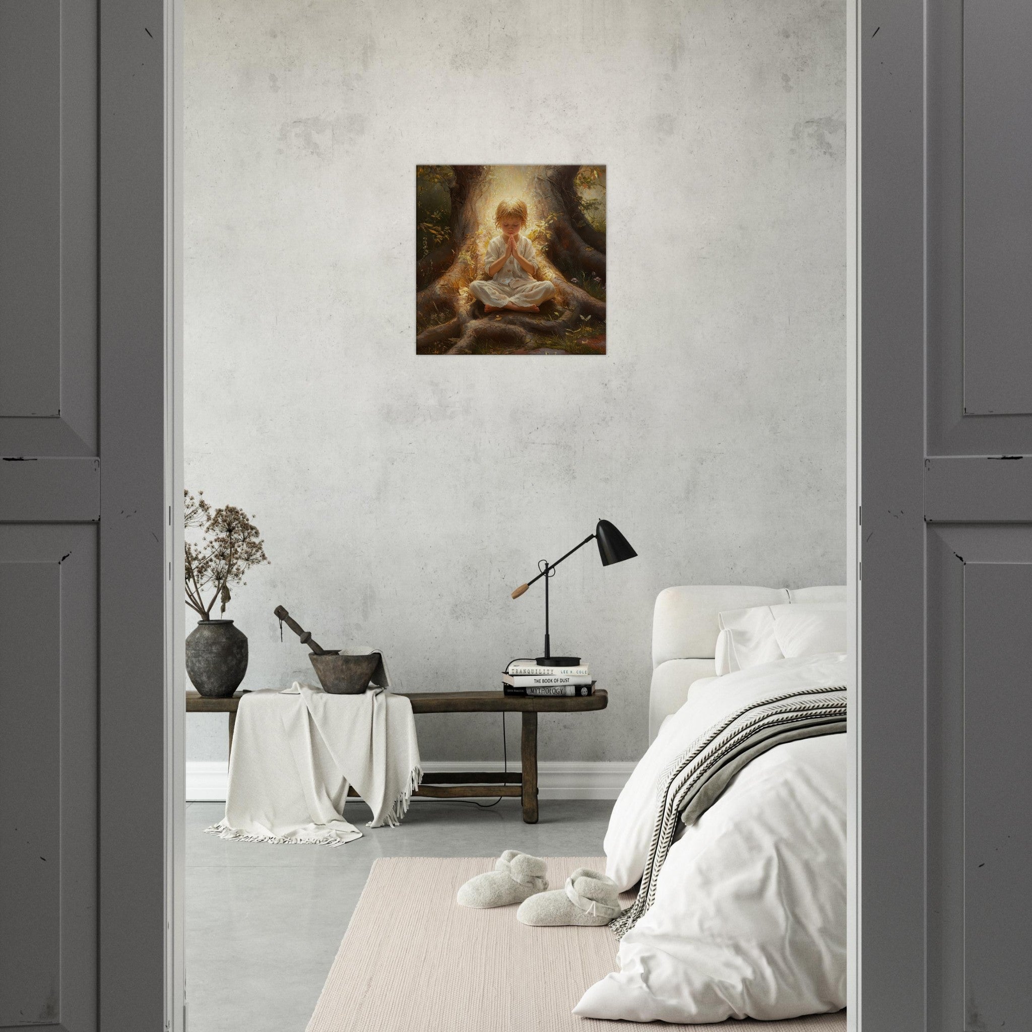 Canvas Square - Spiritual Development in Childhood 4 - Shop Ai Art WebShop - Digital Art online Store