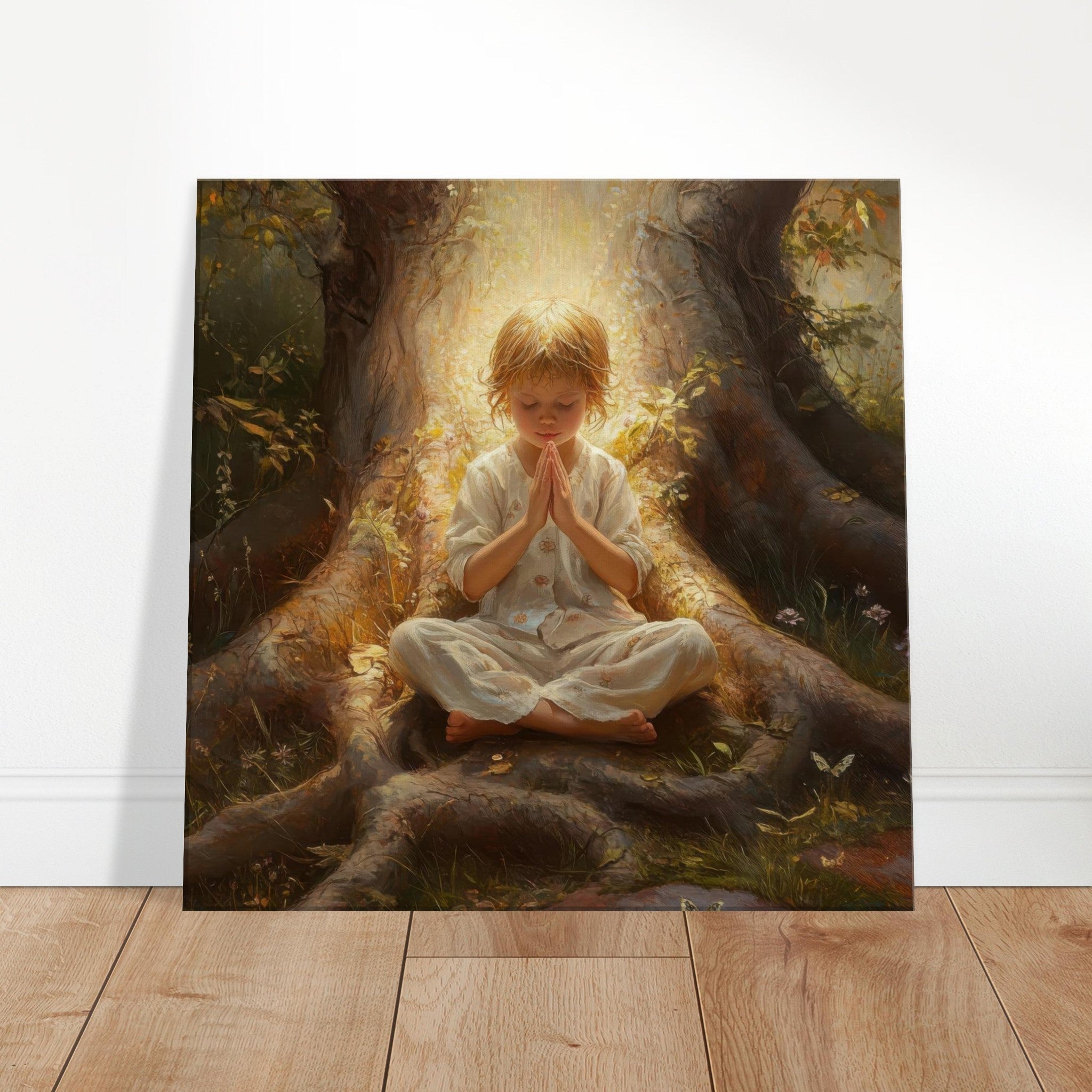Canvas Square - Spiritual Development in Childhood 4 - Shop Ai Art WebShop - Digital Art online Store