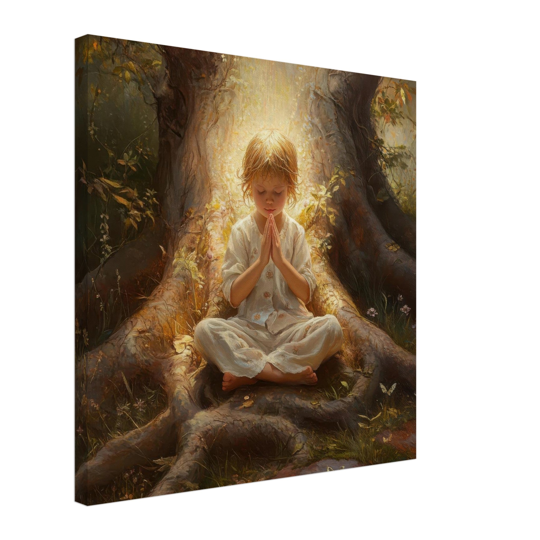Canvas Square - Spiritual Development in Childhood 4 - Shop Ai Art WebShop - Digital Art online Store
