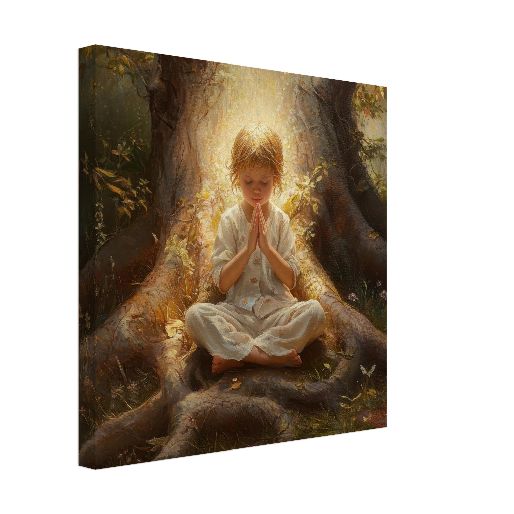 Canvas Square - Spiritual Development in Childhood 4 - Shop Ai Art WebShop - Digital Art online Store