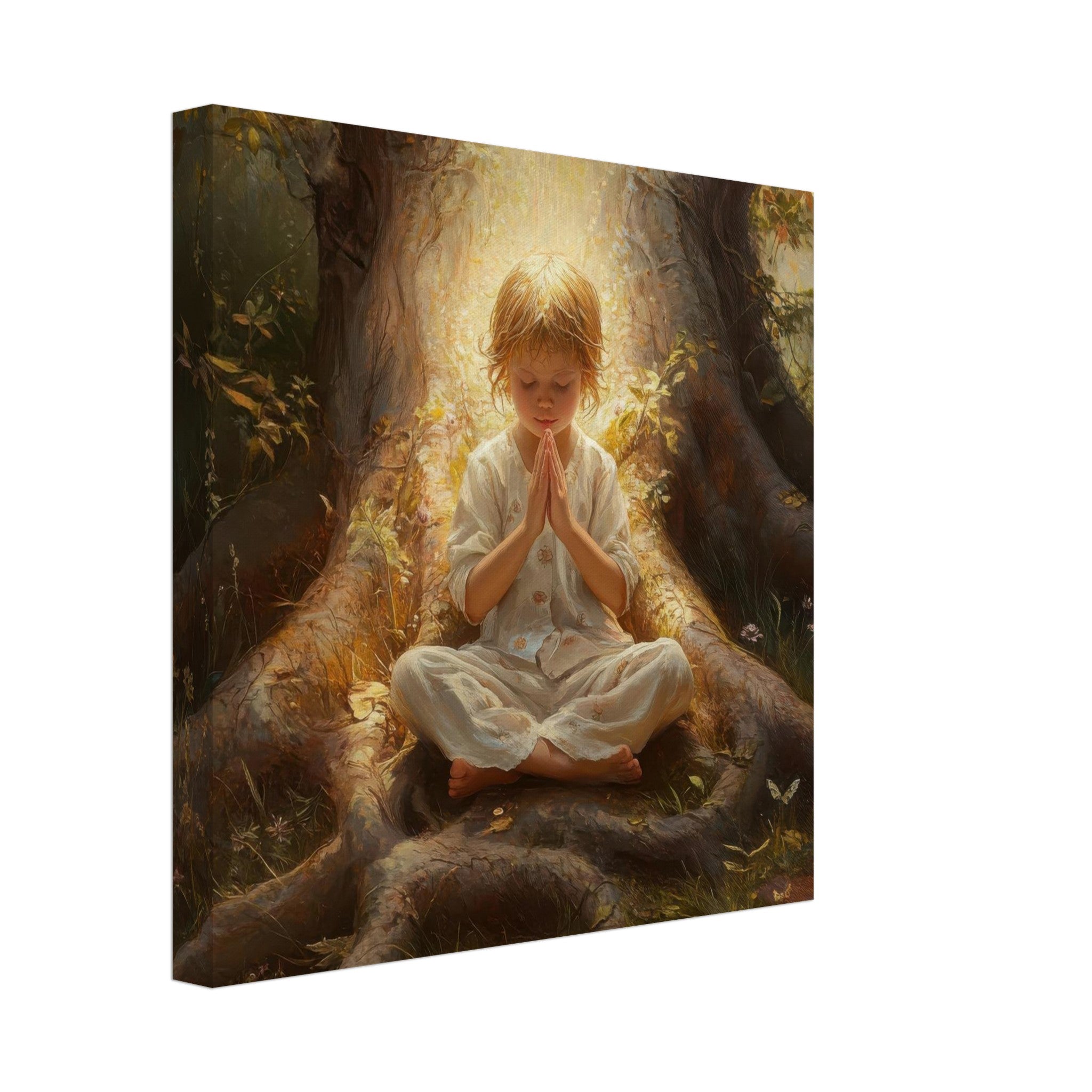 Canvas Square - Spiritual Development in Childhood 4 - Shop Ai Art WebShop - Digital Art online Store