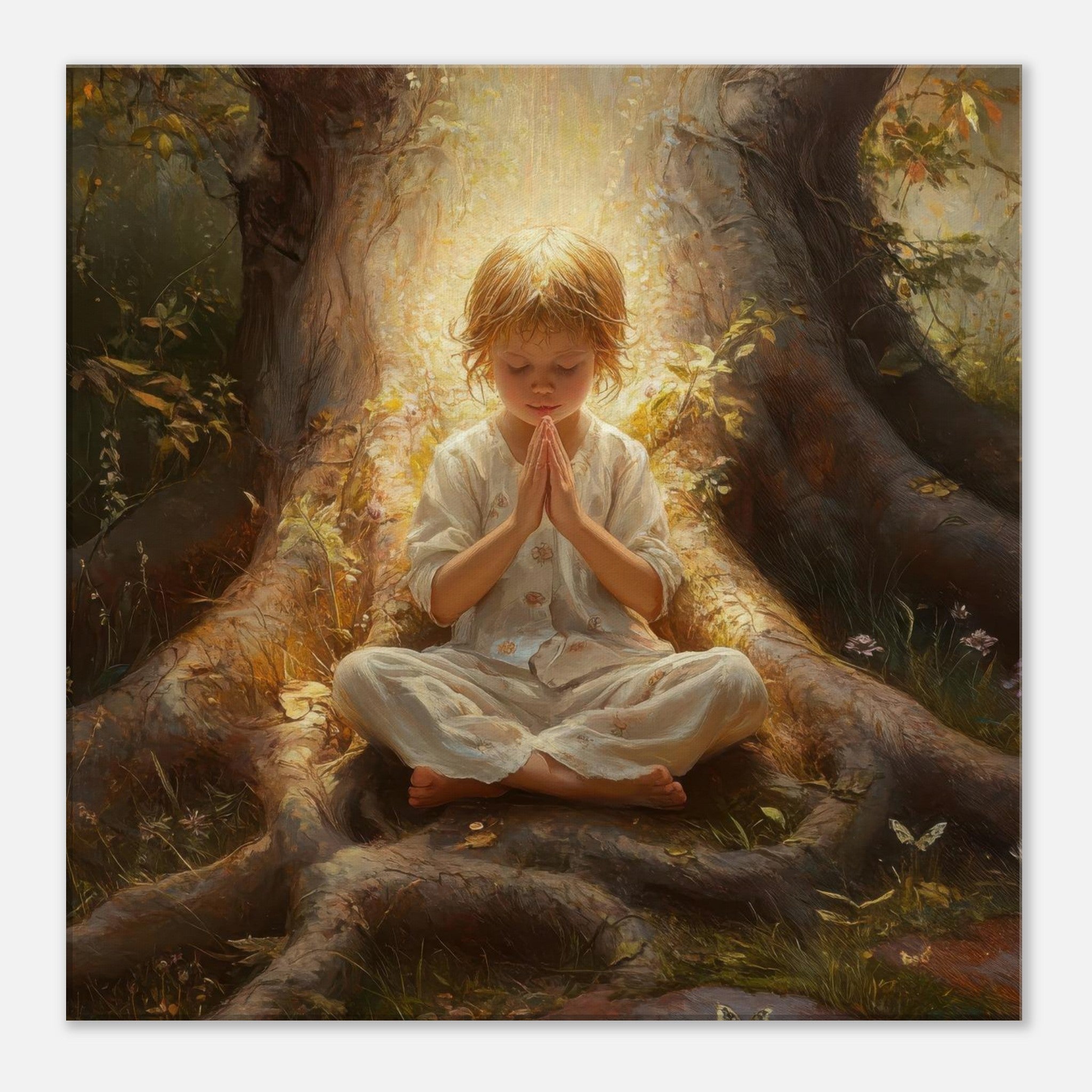 Canvas Square - Spiritual Development in Childhood 4 - Shop Ai Art WebShop - Digital Art online Store