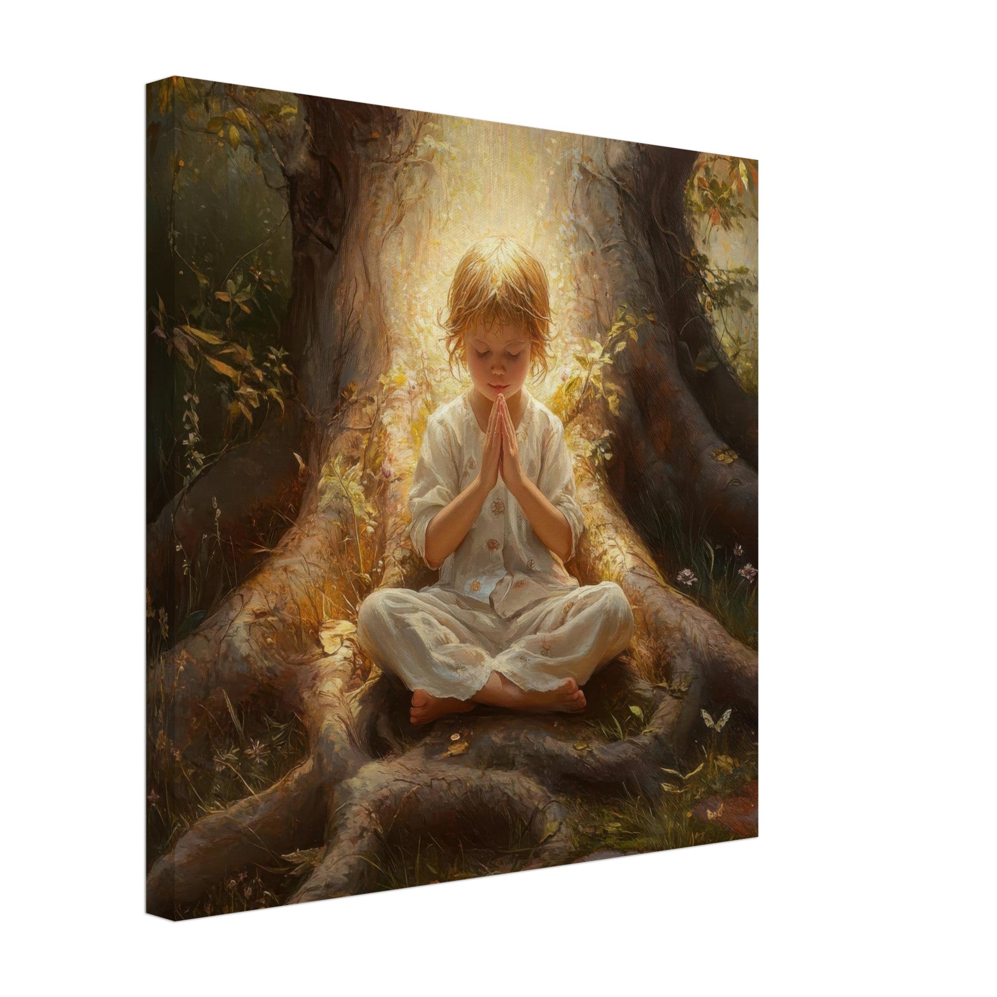 Canvas Square - Spiritual Development in Childhood 4 - Shop Ai Art WebShop - Digital Art online Store
