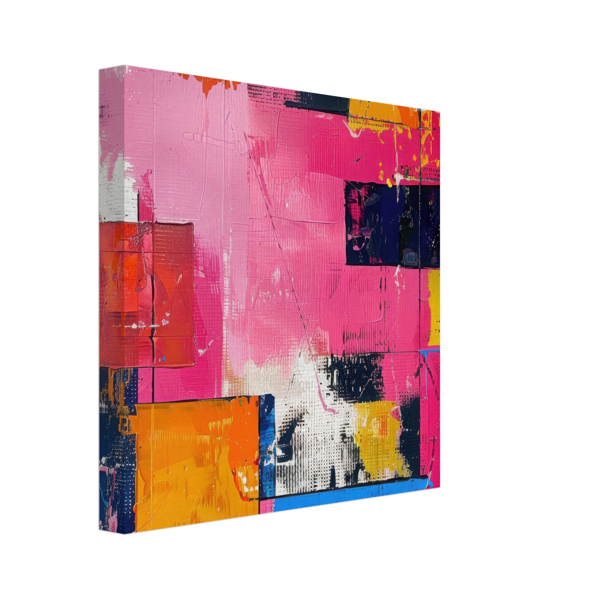 Canvas Square - Swedish popart in abstract style 5 - Shop Ai Art WebShop - Digital Art online Store