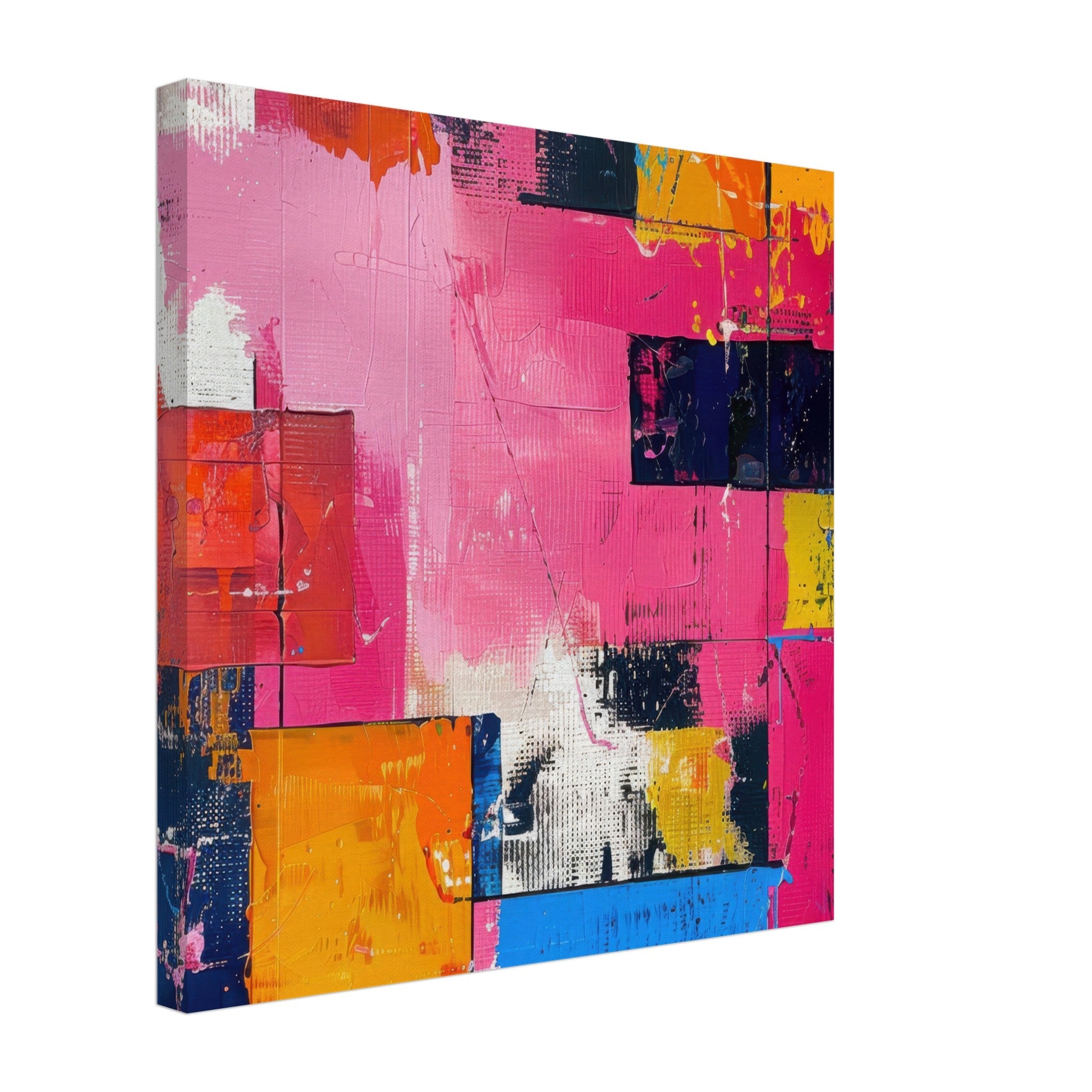 Canvas Square - Swedish popart in abstract style 5 - Shop Ai Art WebShop - Digital Art online Store