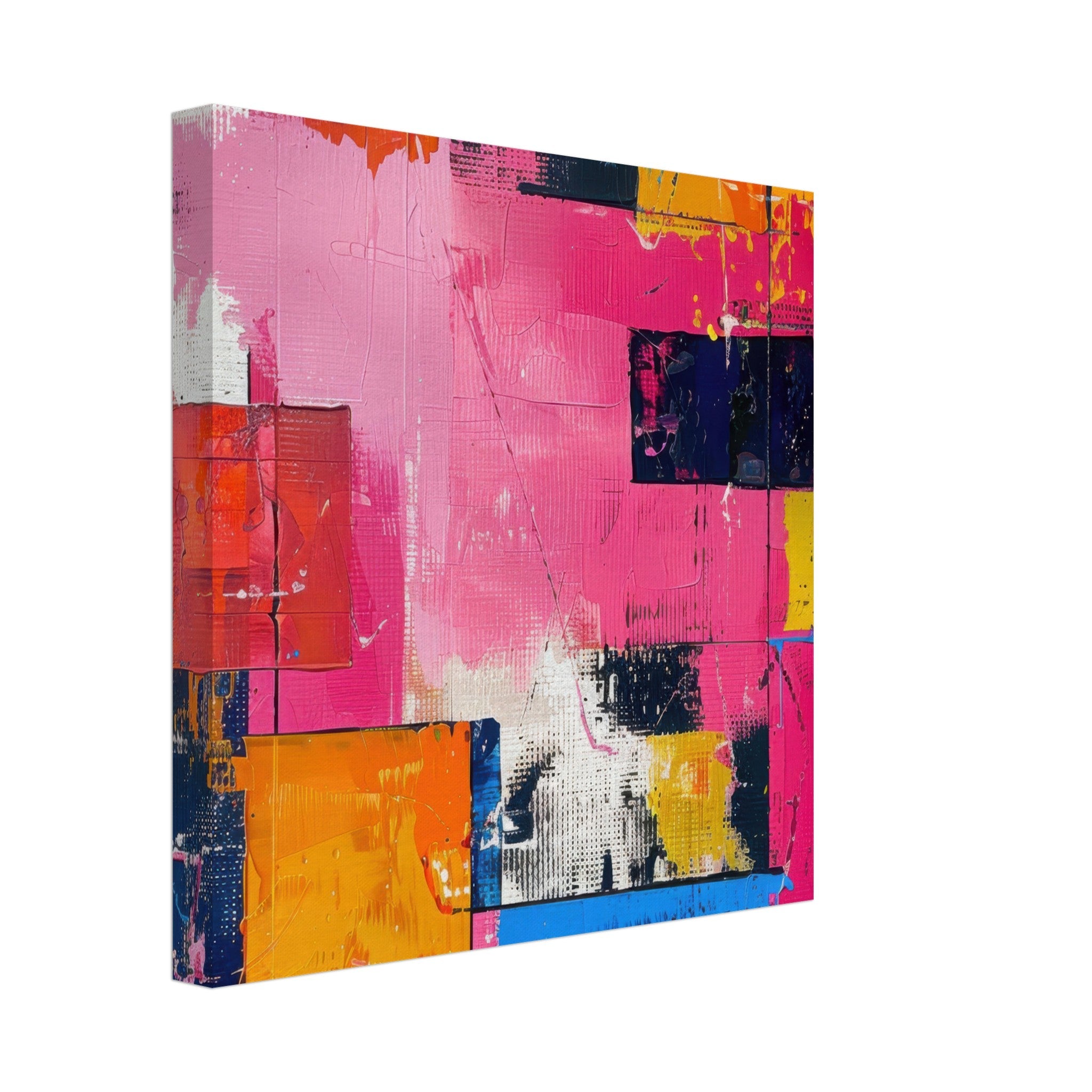 Canvas Square - Swedish popart in abstract style 5 - Shop Ai Art WebShop - Digital Art online Store
