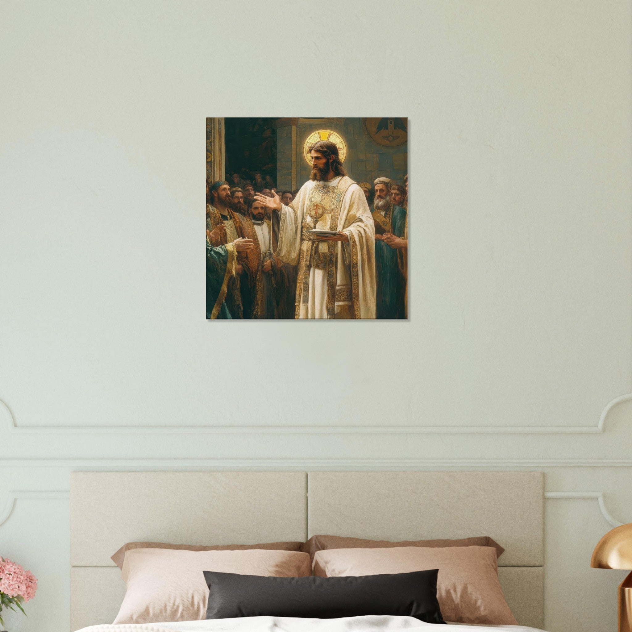 Canvas Square - The Concept of Kind in Church History Analyzing 3 - Shop Ai Art WebShop - Digital Art online Store
