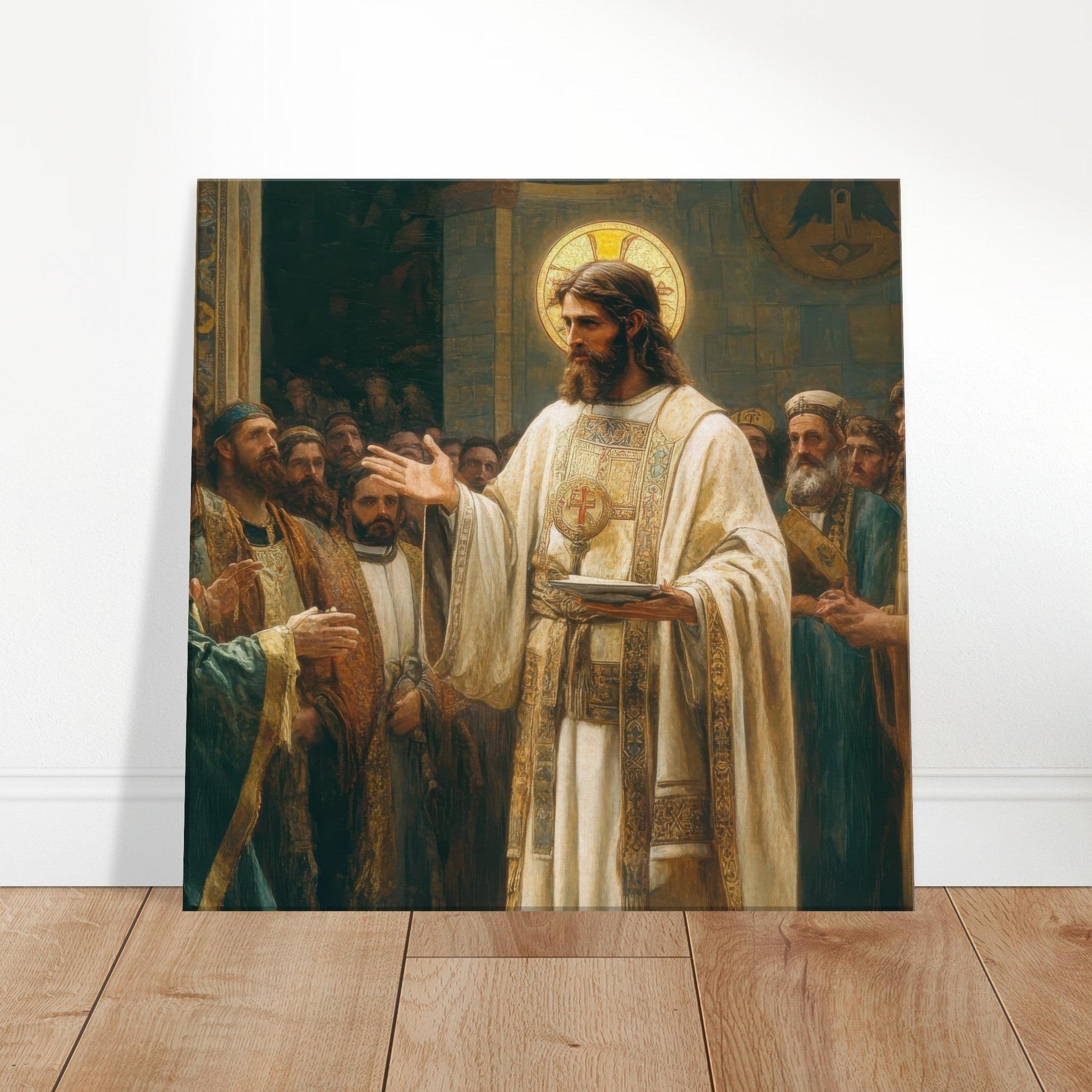 Canvas Square - The Concept of Kind in Church History Analyzing 3 - Shop Ai Art WebShop - Digital Art online Store