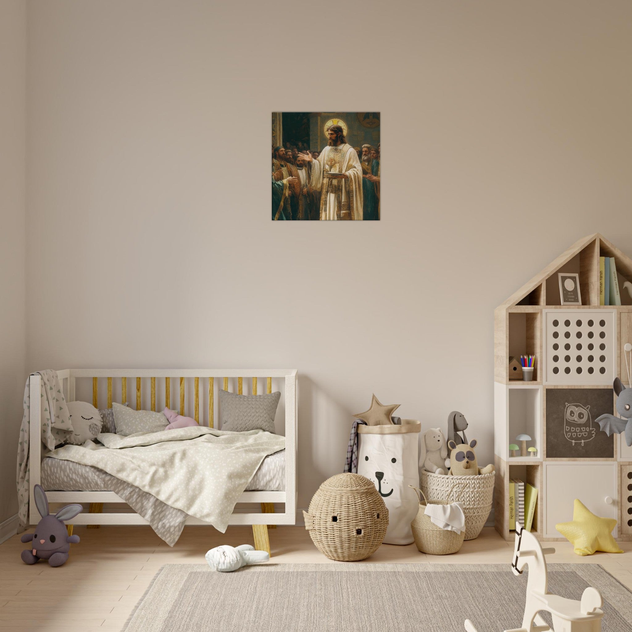 Canvas Square - The Concept of Kind in Church History Analyzing 3 - Shop Ai Art WebShop - Digital Art online Store