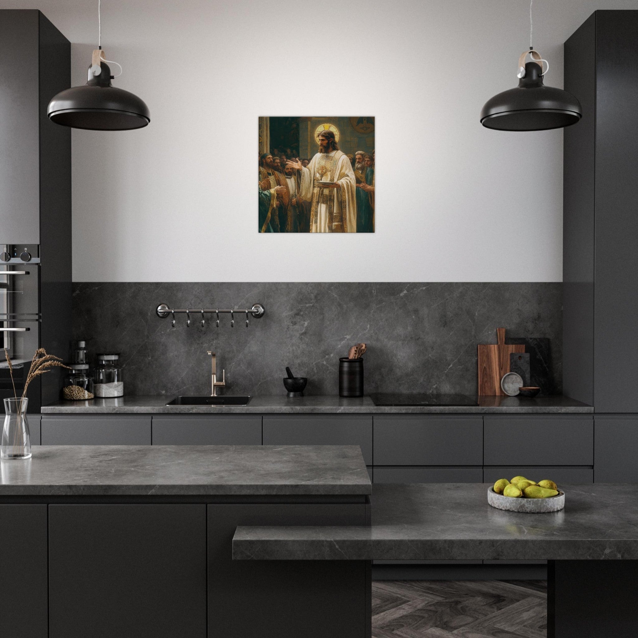 Canvas Square - The Concept of Kind in Church History Analyzing 3 - Shop Ai Art WebShop - Digital Art online Store