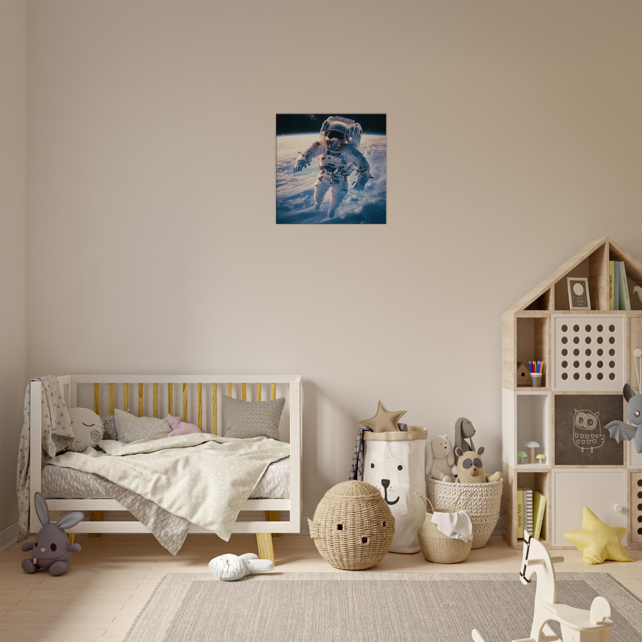 Canvas Square - The psychological challenges of long 3 - Shop Ai Art WebShop - Digital Art online Store