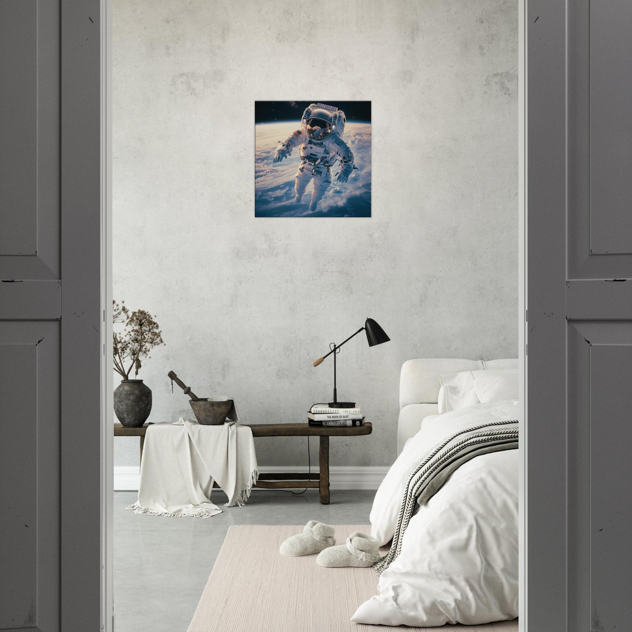 Canvas Square - The psychological challenges of long 3 - Shop Ai Art WebShop - Digital Art online Store