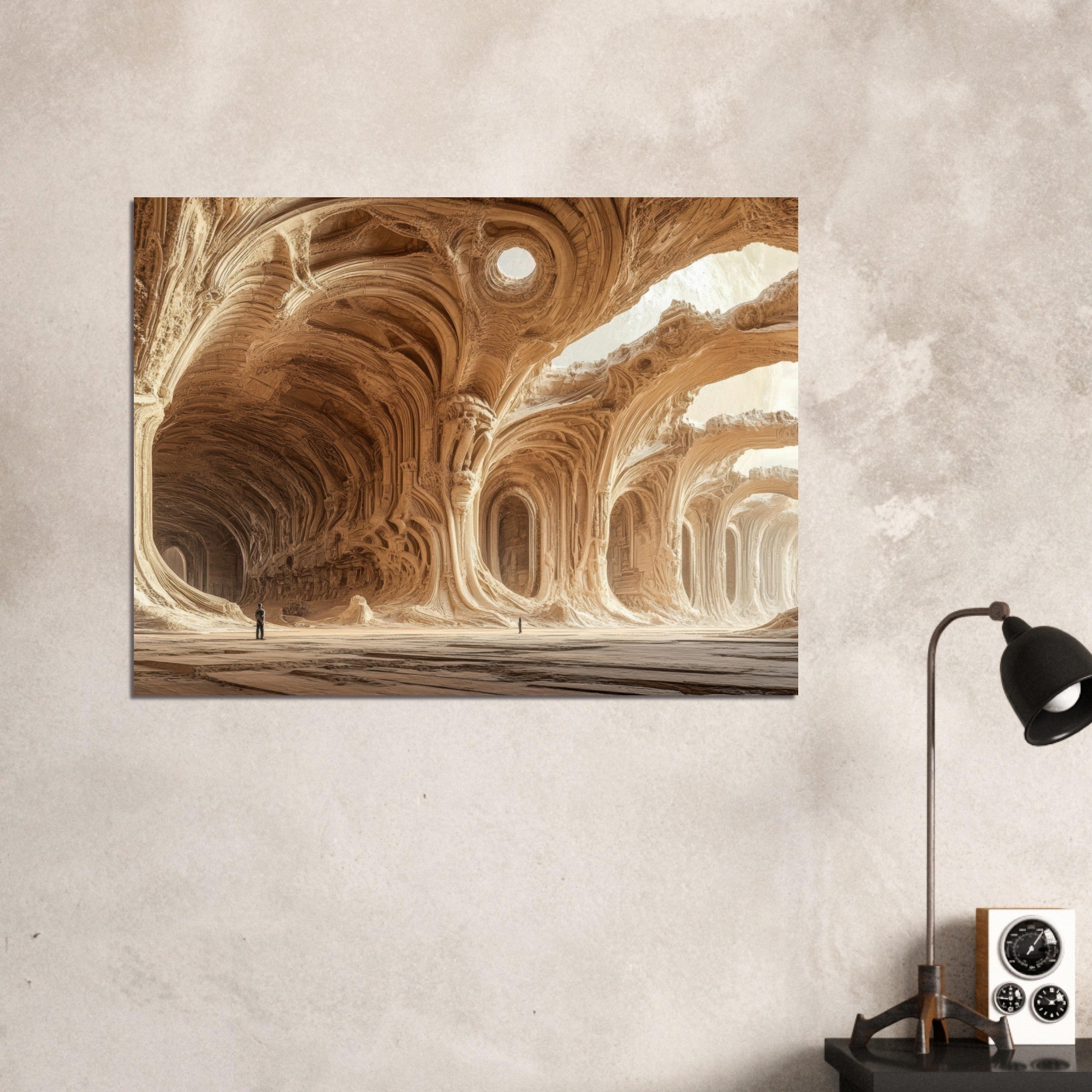 Fine Art Poster Landscape - Alien Ruins on the Edge of the Galaxy Ancient 2 - Shop Ai Art WebShop - Digital Art online Store