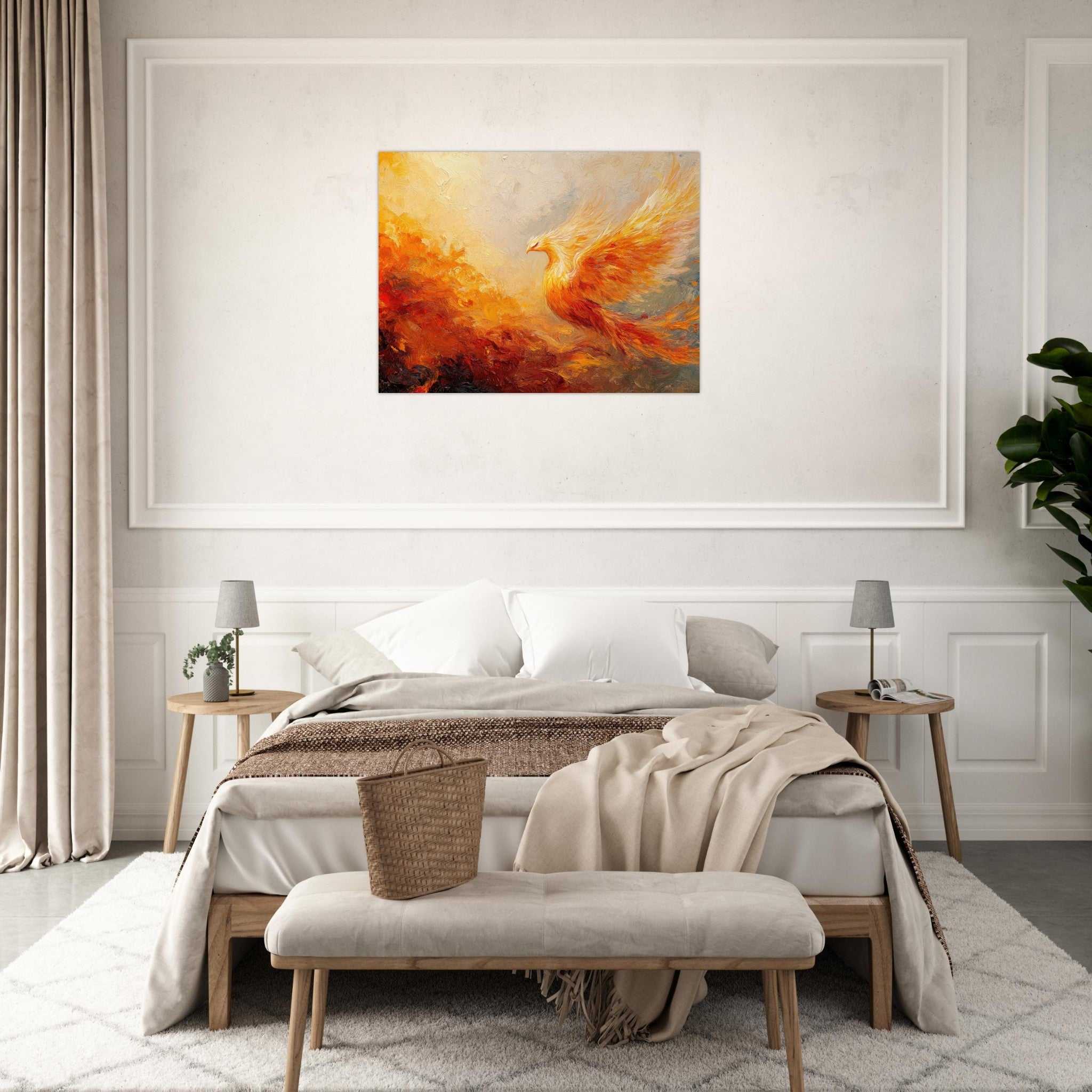 Fine Art Poster Landscape - Impressionist Phoenix Rebirth Impressionism Did 2 - Shop Ai Art WebShop - Digital Art online Store