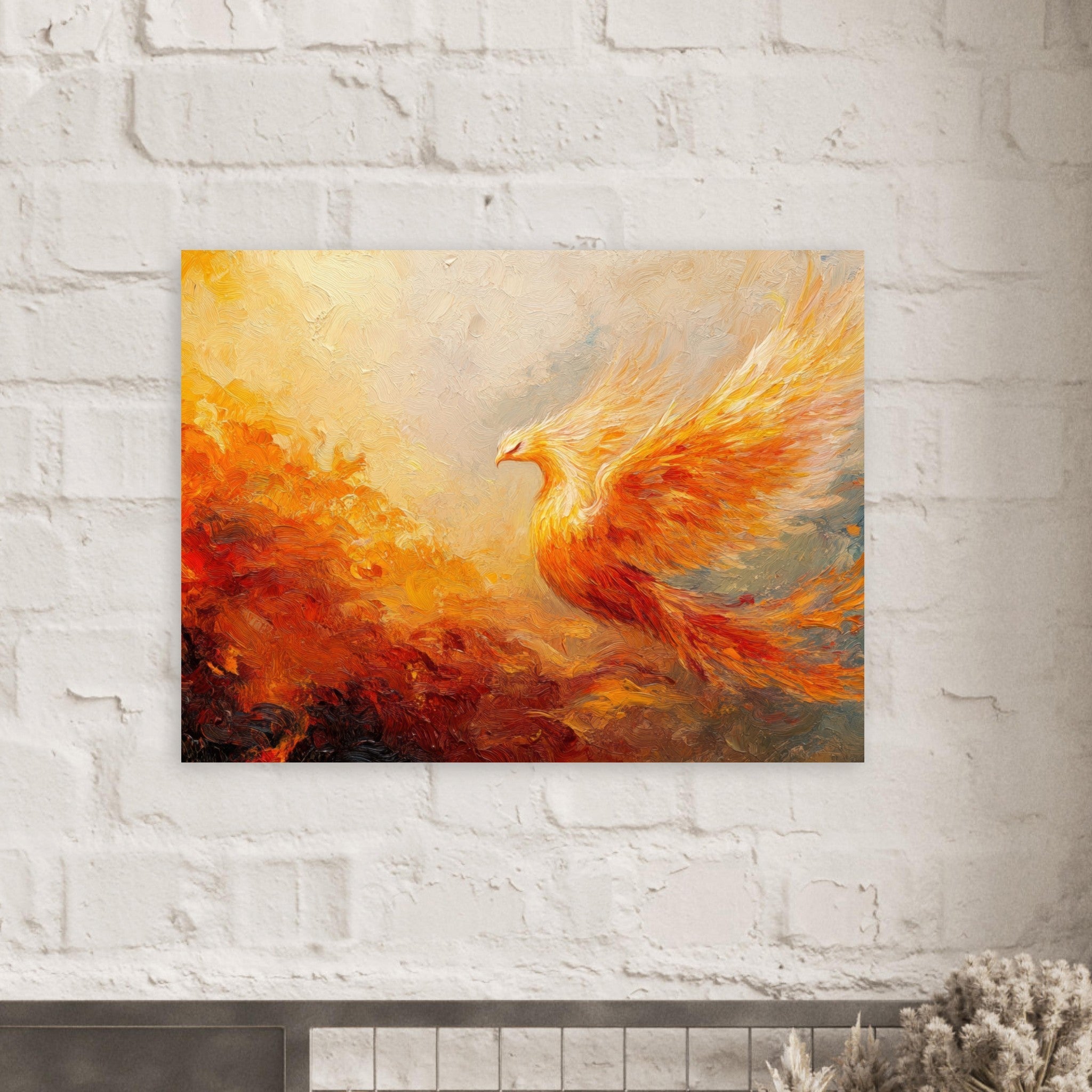 Fine Art Poster Landscape - Impressionist Phoenix Rebirth Impressionism Did 2 - Shop Ai Art WebShop - Digital Art online Store