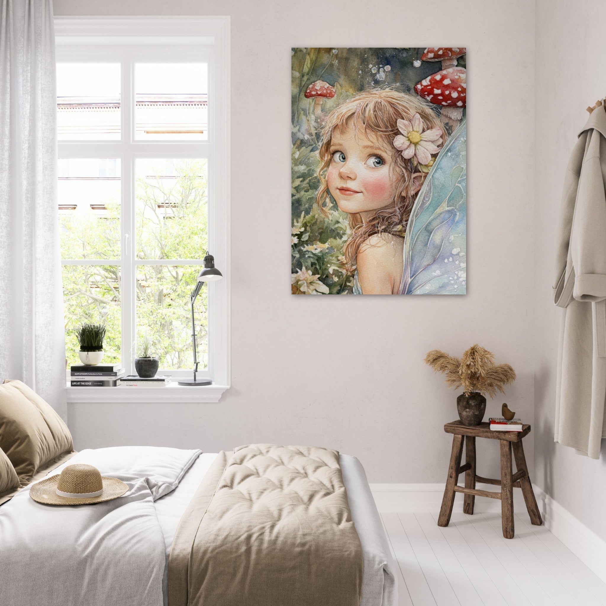 Fine Art Poster Portrait - Watercolor Faerie Glade Watercolor Over - the - Thou 3 - Shop Ai Art WebShop - Digital Art online Store