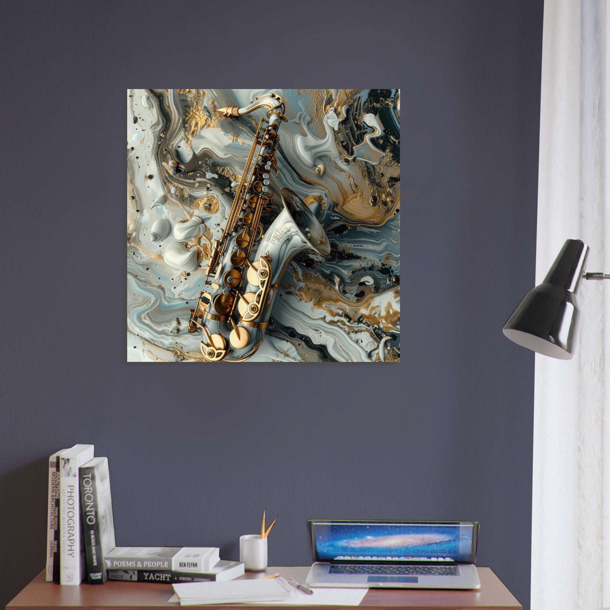 Fine Art Poster Square - Music Art 2 - Shop Ai Art WebShop - Digital Art online Store