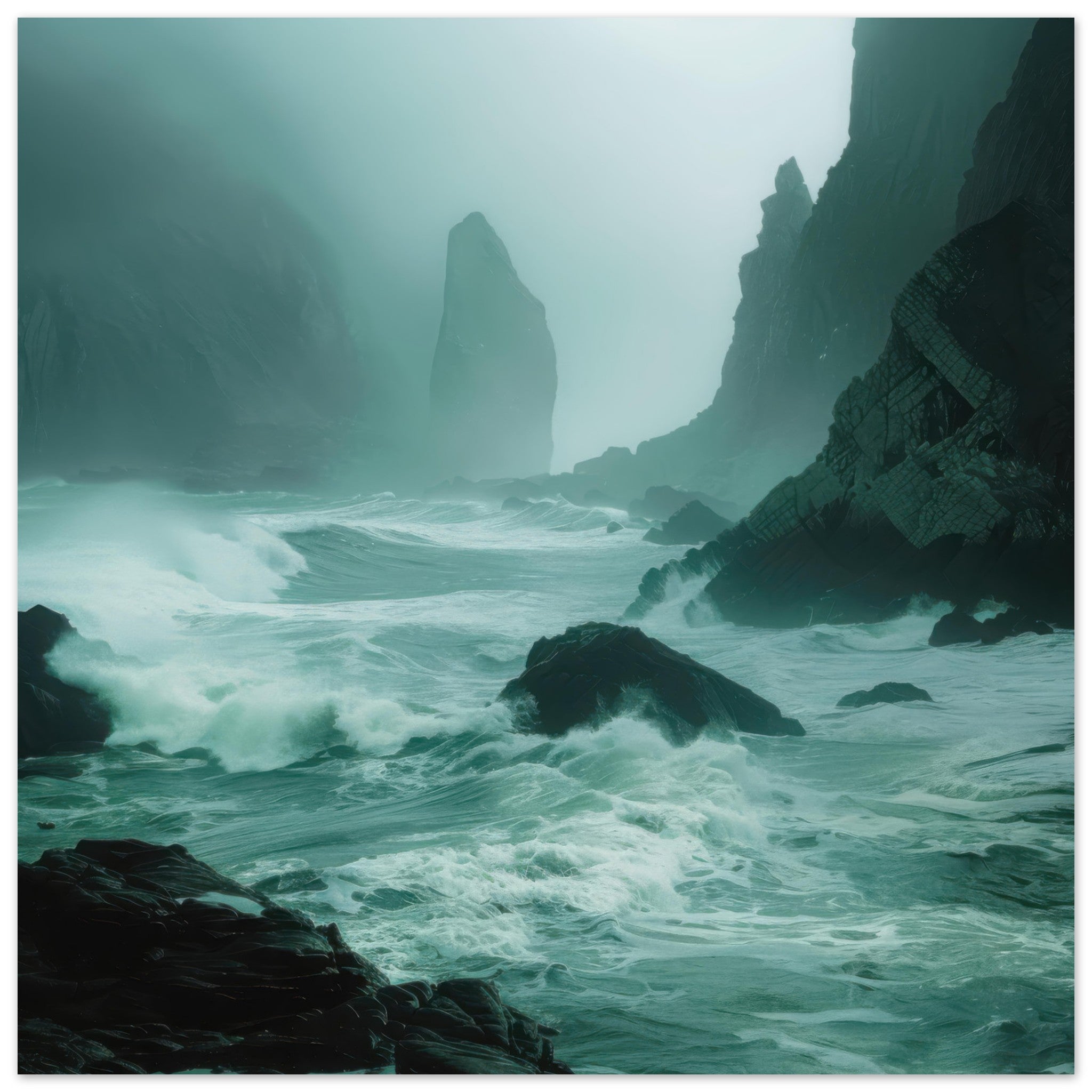 Fine Art Poster Square - Nature - Shop Ai Art WebShop - Digital Art online Store