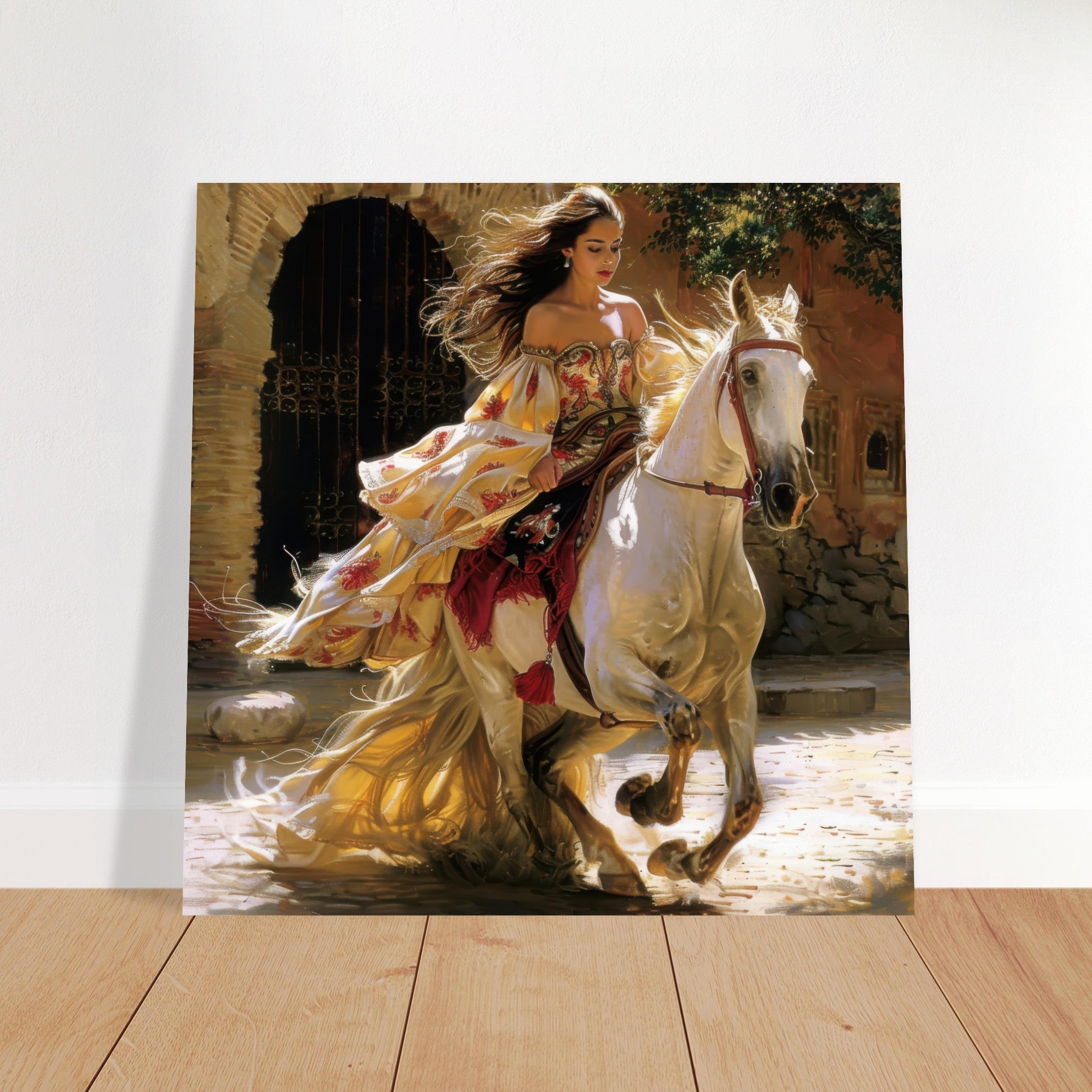 Fine Art Poster Square - Romanticism art style culture of Spain 1 - Ai Art Force