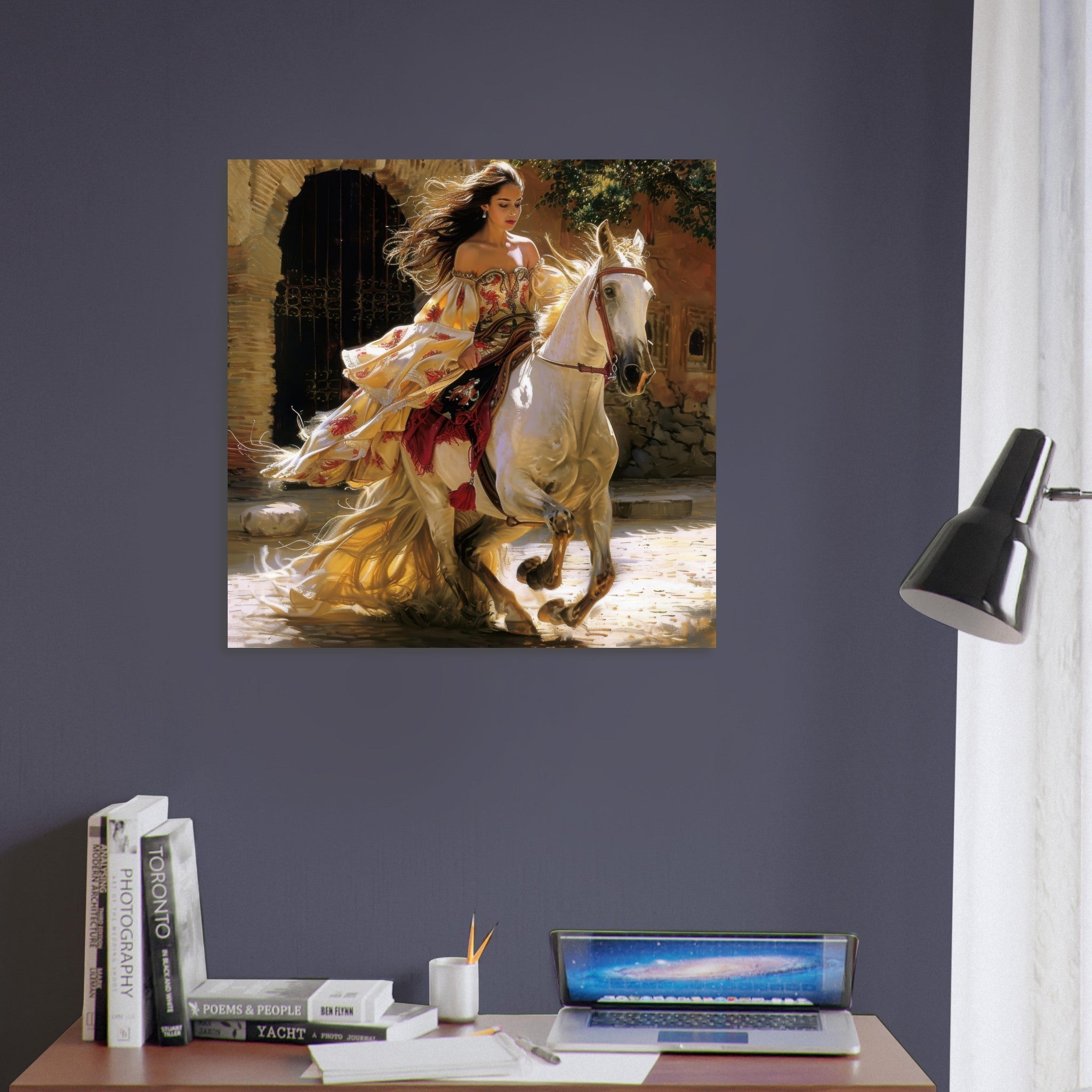 Fine Art Poster Square - Romanticism art style culture of Spain 1 - Ai Art Force