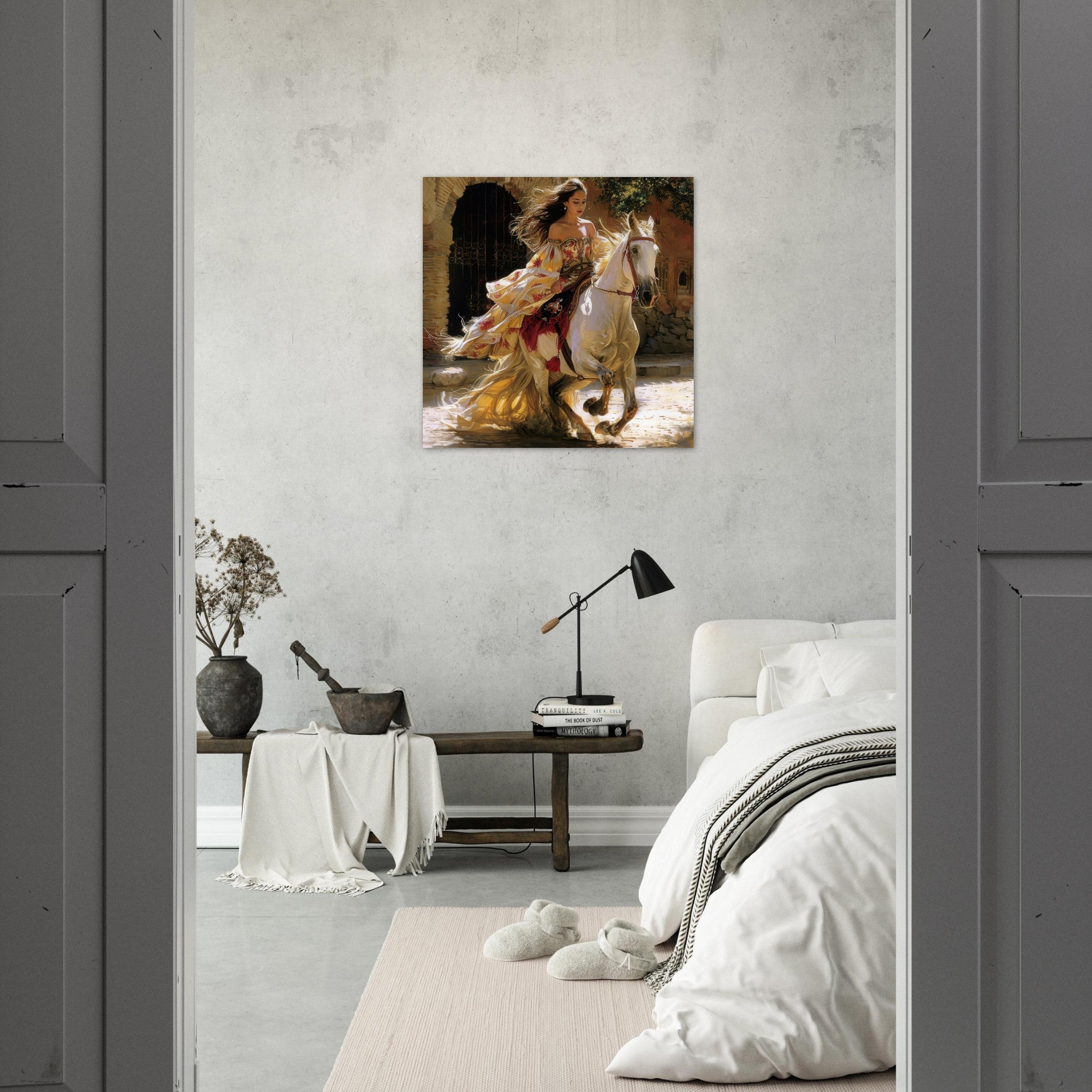 Fine Art Poster Square - Romanticism art style culture of Spain 1 - Ai Art Force