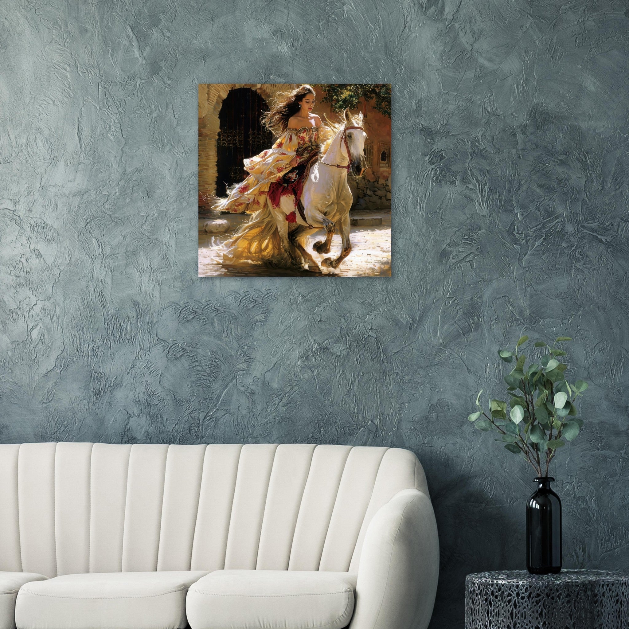 Fine Art Poster Square - Romanticism art style culture of Spain 1 - Ai Art Force