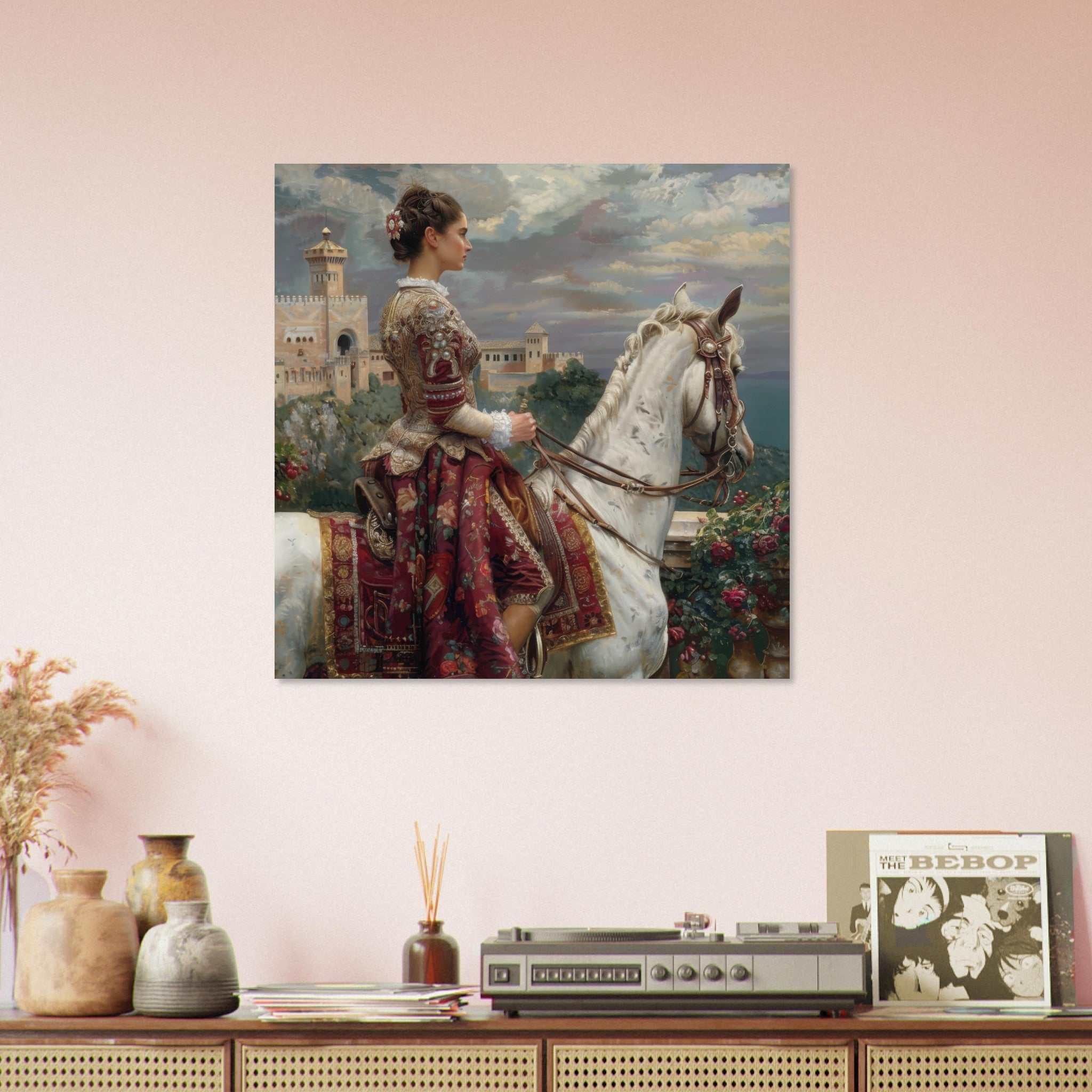 Fine Art Poster Square - Romanticism art style culture of Spain 4 - Shop Ai Art WebShop - Digital Art online Store