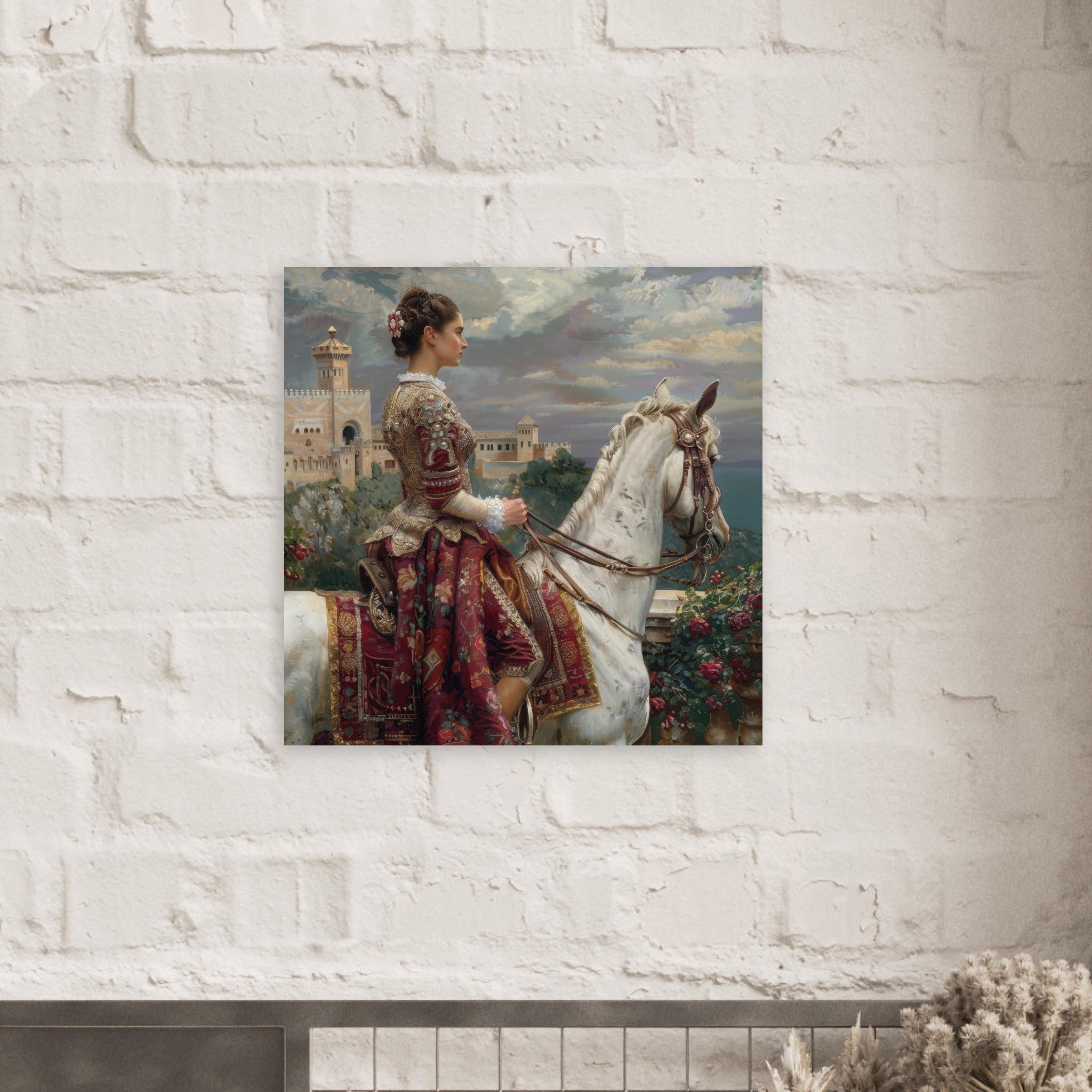 Fine Art Poster Square - Romanticism art style culture of Spain 4 - Shop Ai Art WebShop - Digital Art online Store