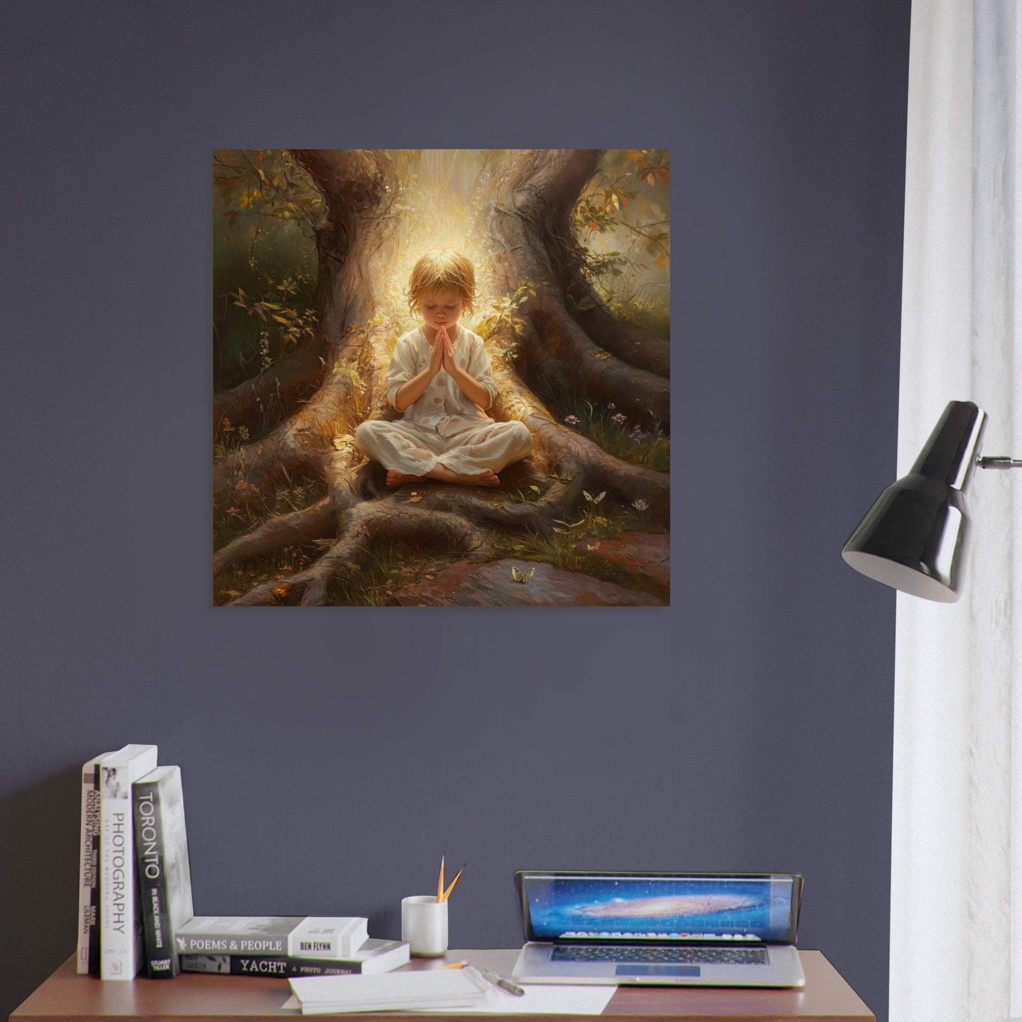 Fine Art Poster Square - Spiritual Development in Childhood 4 - Shop Ai Art WebShop - Digital Art online Store