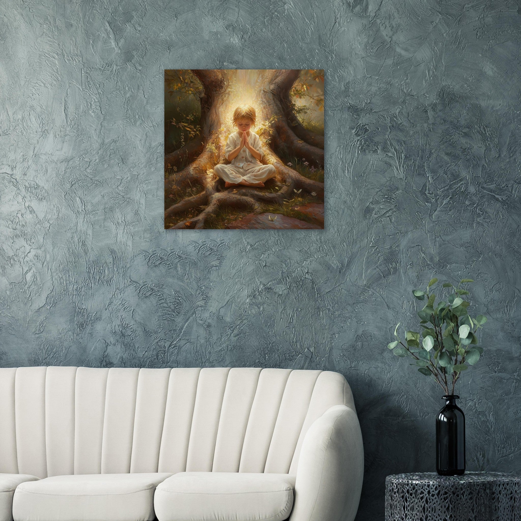 Fine Art Poster Square - Spiritual Development in Childhood 4 - Shop Ai Art WebShop - Digital Art online Store