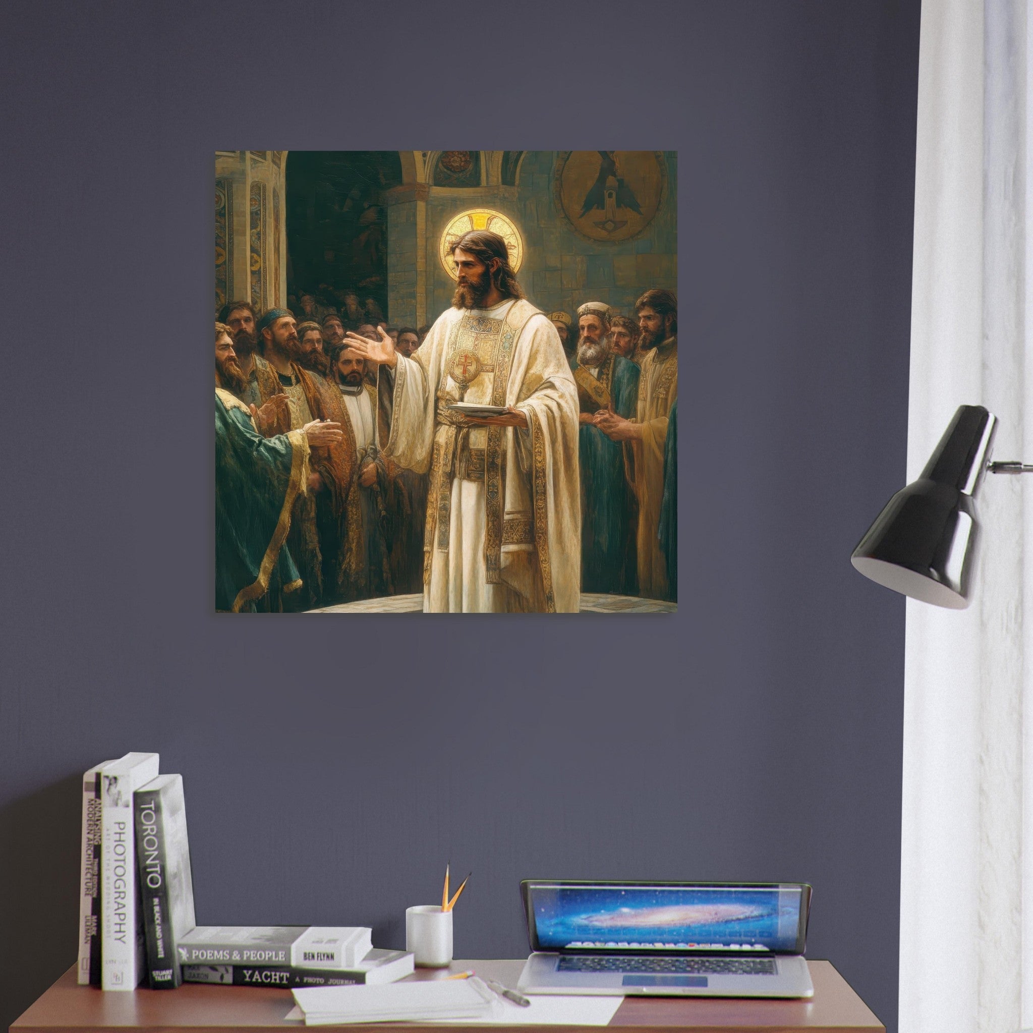 Fine Art Poster Square - The Concept of Kind in Church History Analyzing 3 - Shop Ai Art WebShop - Digital Art online Store