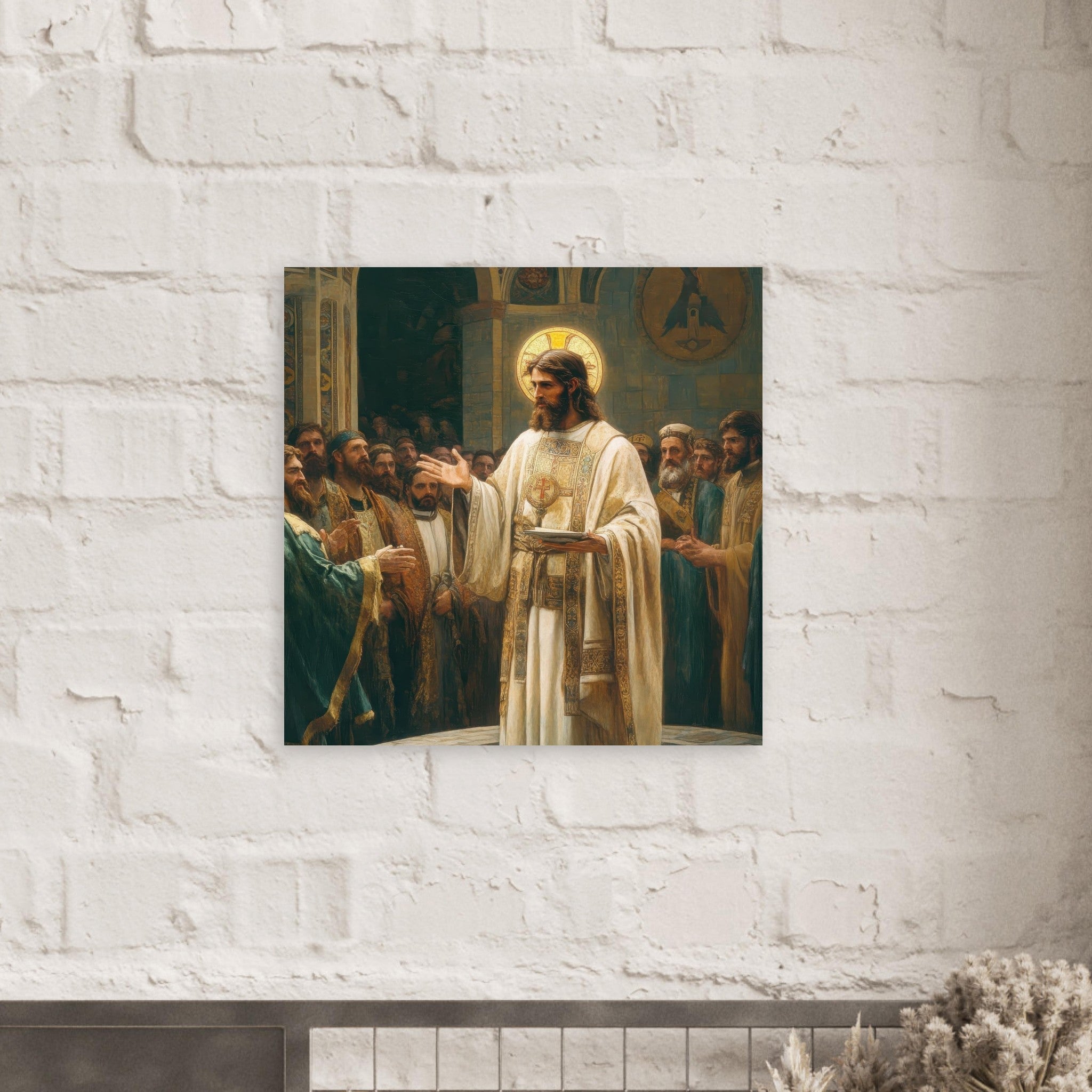 Fine Art Poster Square - The Concept of Kind in Church History Analyzing 3 - Shop Ai Art WebShop - Digital Art online Store