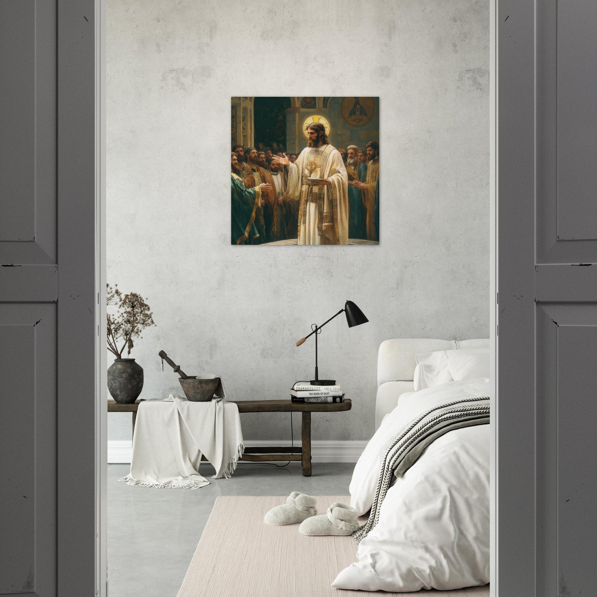 Fine Art Poster Square - The Concept of Kind in Church History Analyzing 3 - Shop Ai Art WebShop - Digital Art online Store
