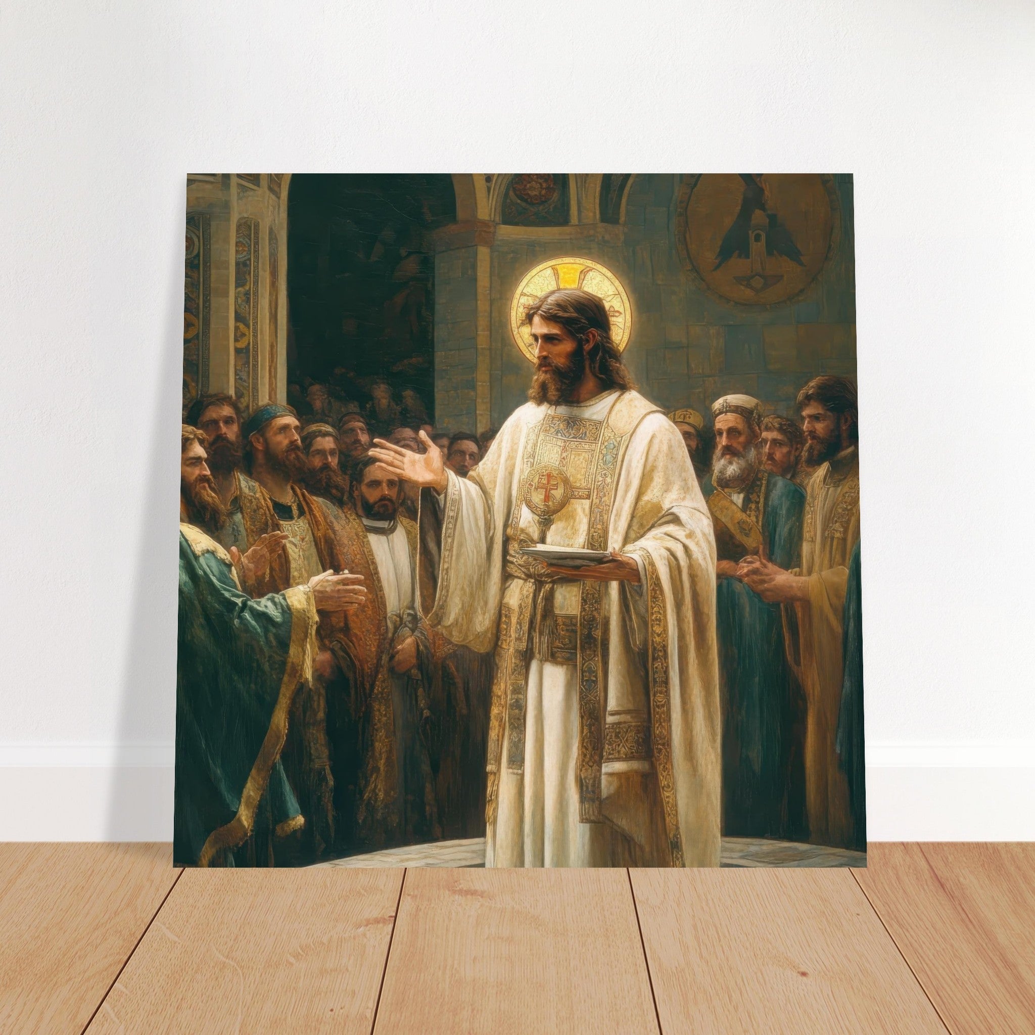 Fine Art Poster Square - The Concept of Kind in Church History Analyzing 3 - Shop Ai Art WebShop - Digital Art online Store