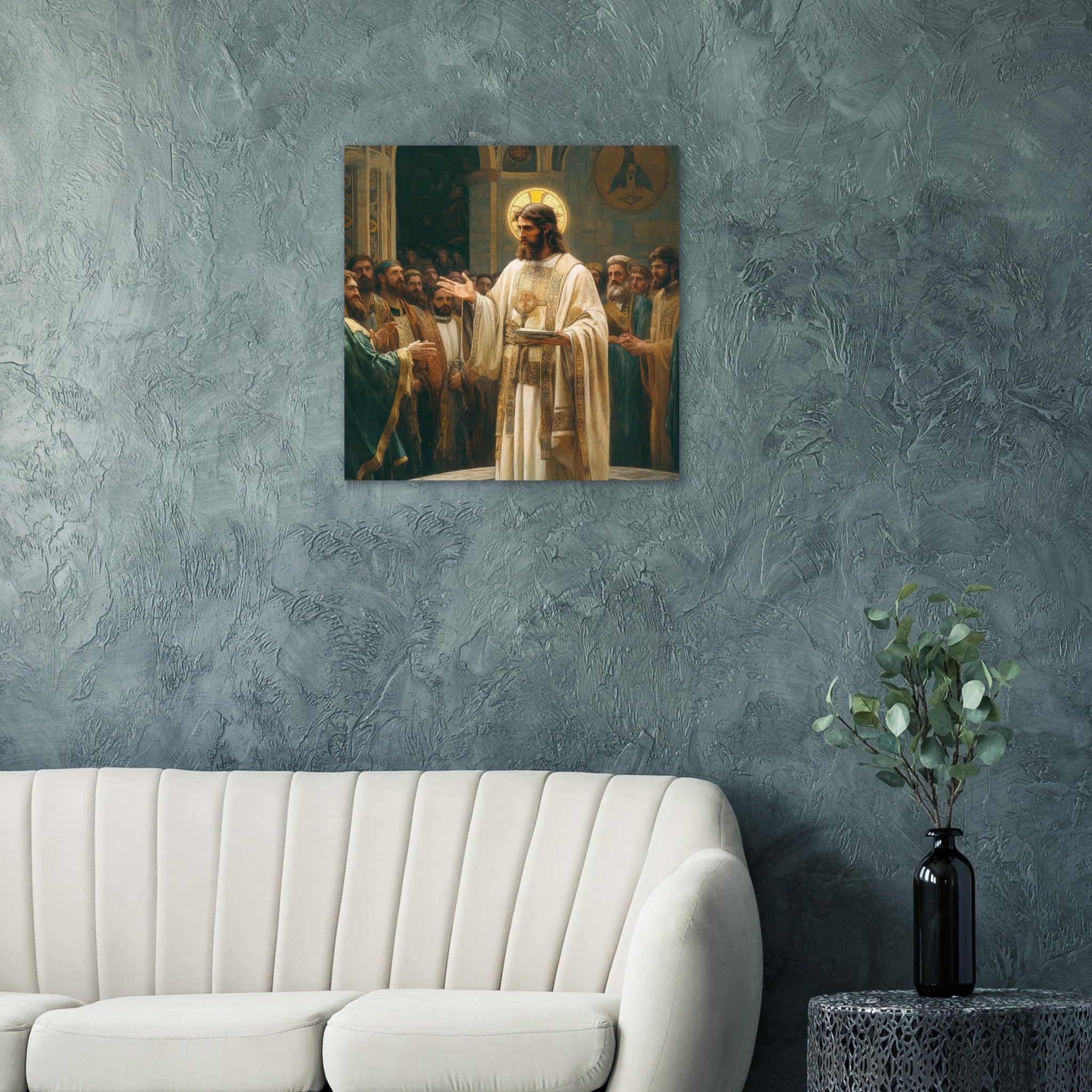 Fine Art Poster Square - The Concept of Kind in Church History Analyzing 3 - Shop Ai Art WebShop - Digital Art online Store